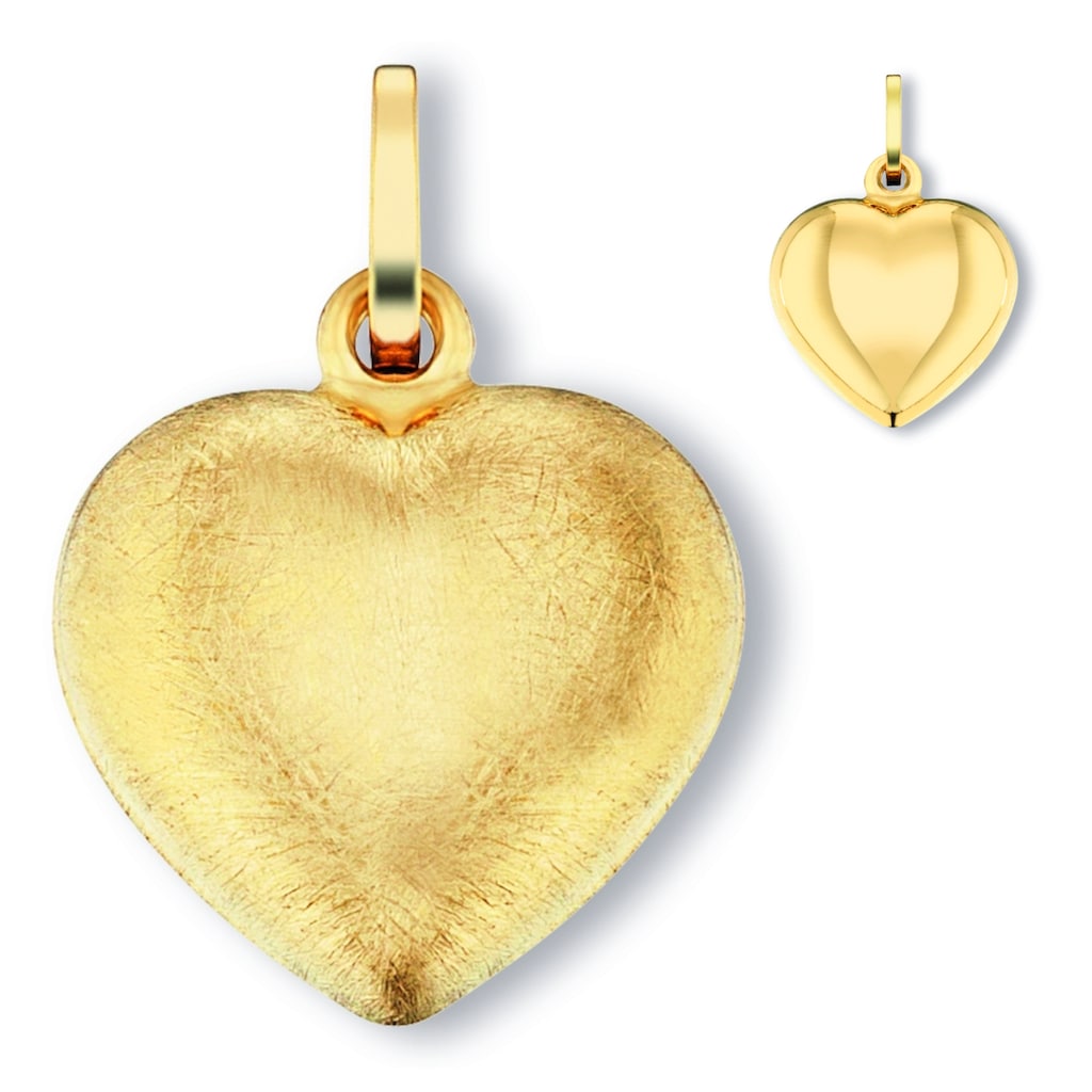 ONE ELEMENT Kettenanhänger »Herz Herz Anhänger aus 333 Gelbgold«, Damen Gold Schmuck Herz