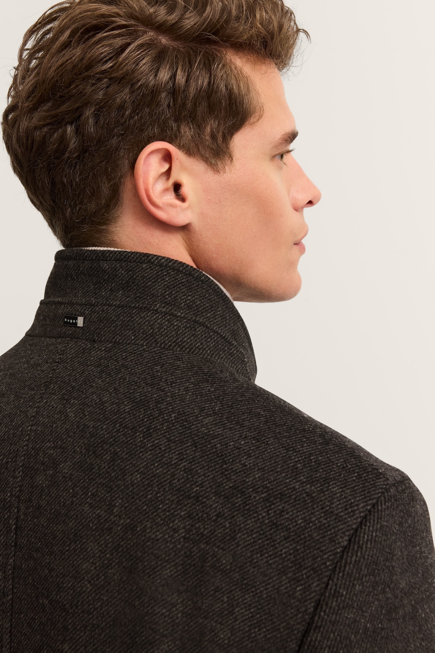 bugatti Kurzmantel »Flexcity Stretch«, Modern Fit aus einem Wollmix