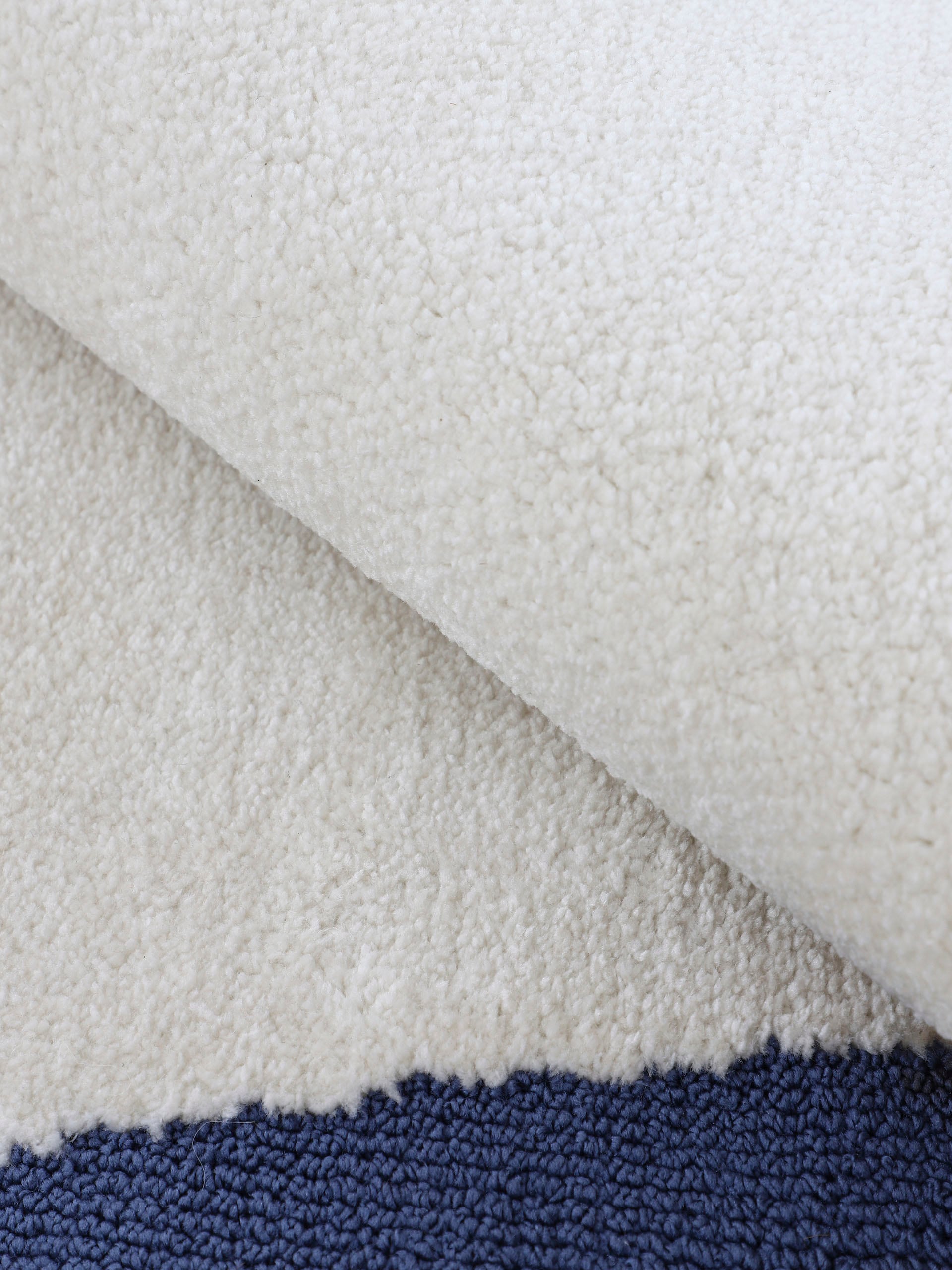 carpetfine Teppich »Holly 6«, wellenförmig, Uni-Farben, mit Bordüre,  Wohnzimmer auf Rechnung | BAUR