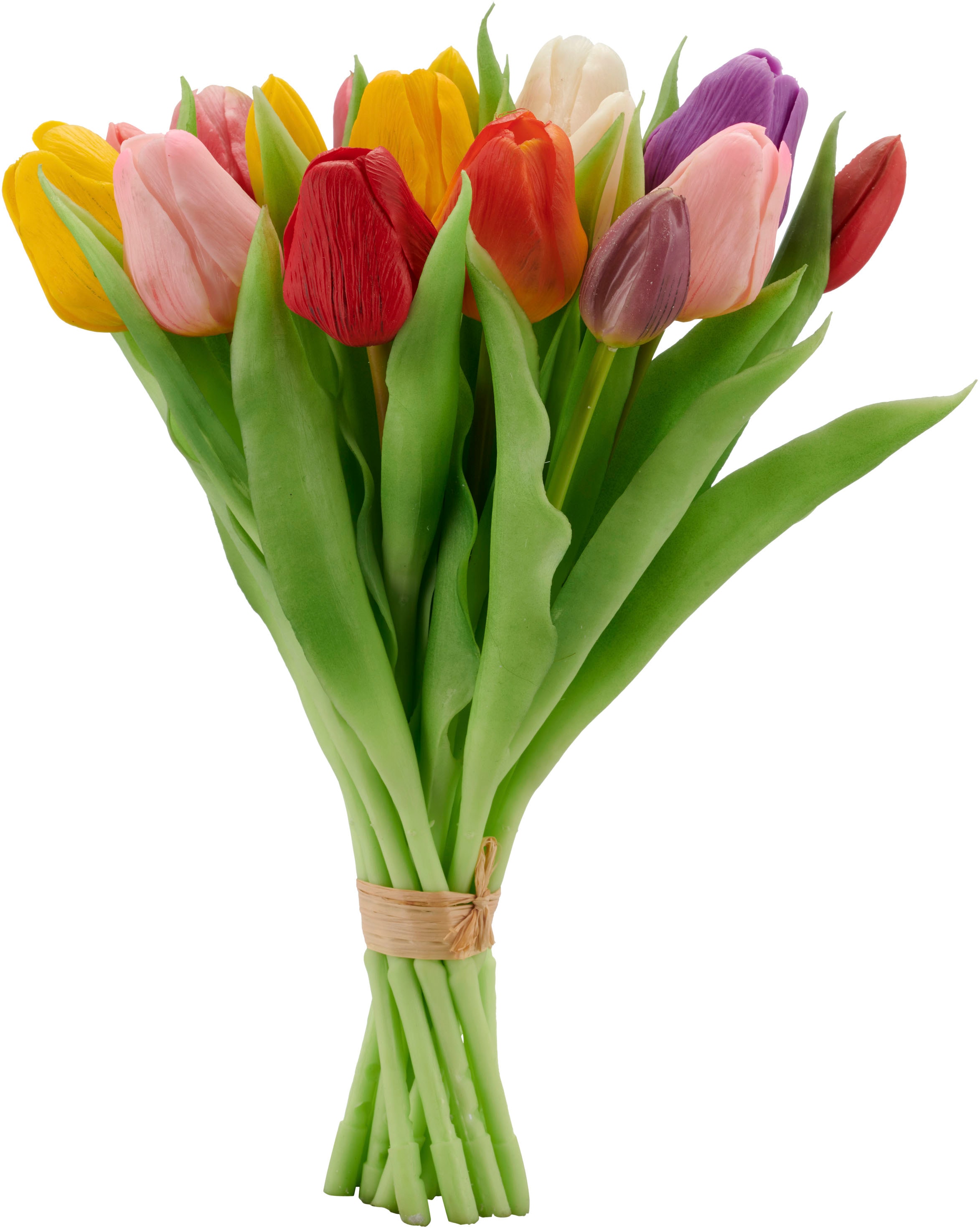Creativ green Kunsttulpe "Tulpenbund" aus 16 Einzelstielen