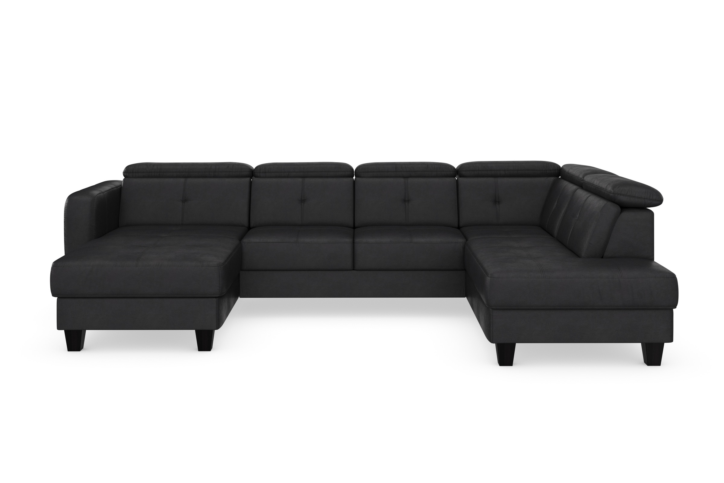 sit&more Wohnlandschaft "Belluci U-Form" Kopfteilverstellung und Federkern, günstig online kaufen