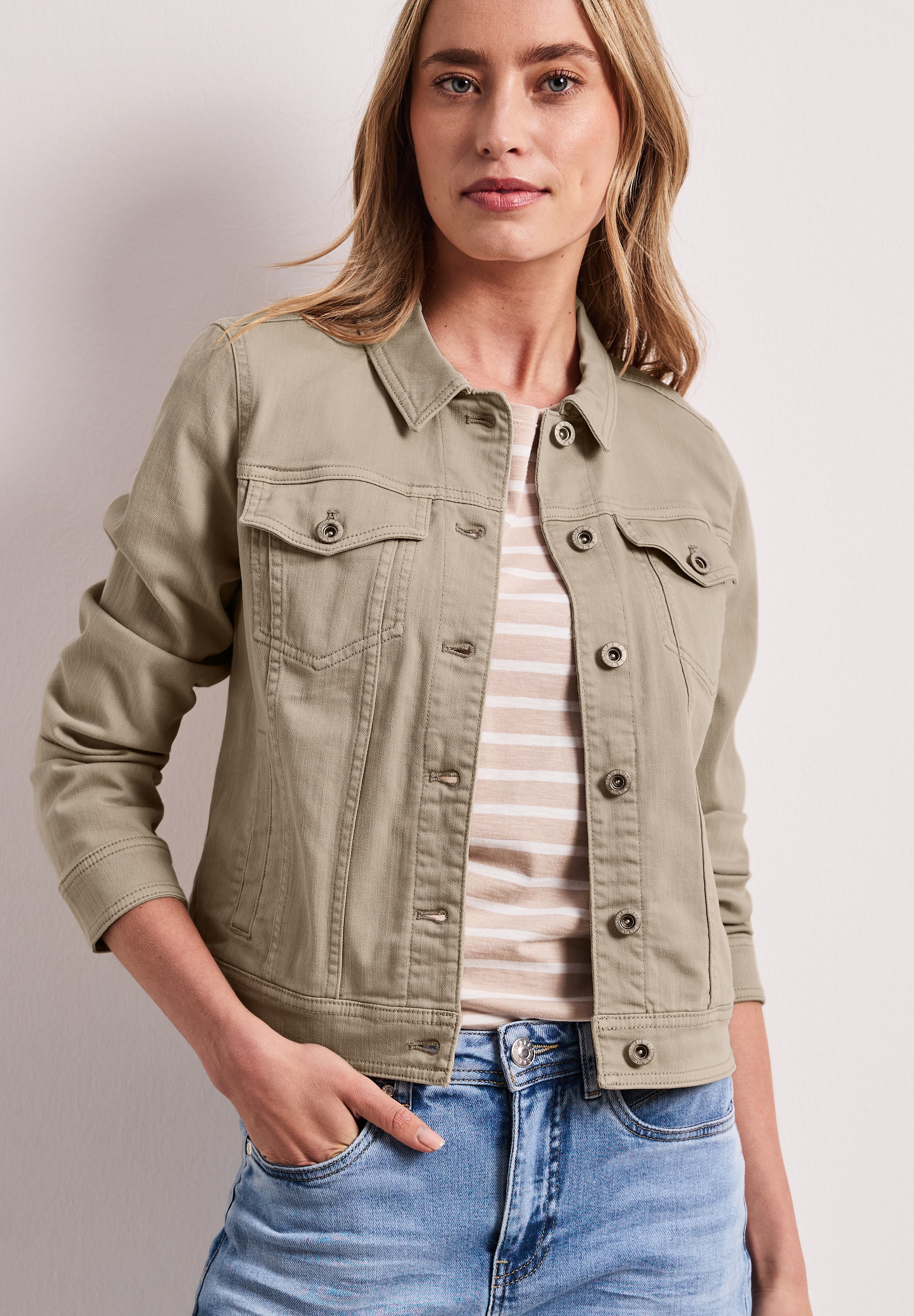 STREET ONE ohne Kapuze im Denim-Style