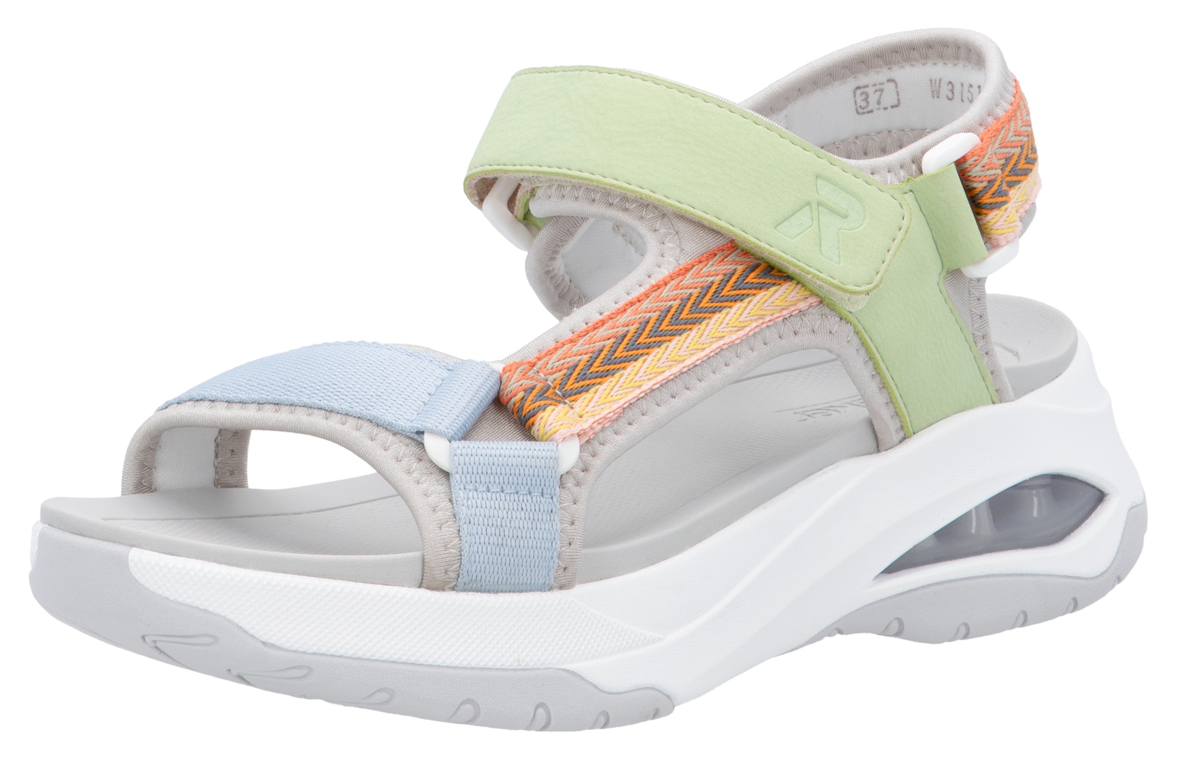 RIEKER Sport "Byron Bay vegan" Outdoorsandale, Sommerschuh, Klettschuh mit günstig online kaufen