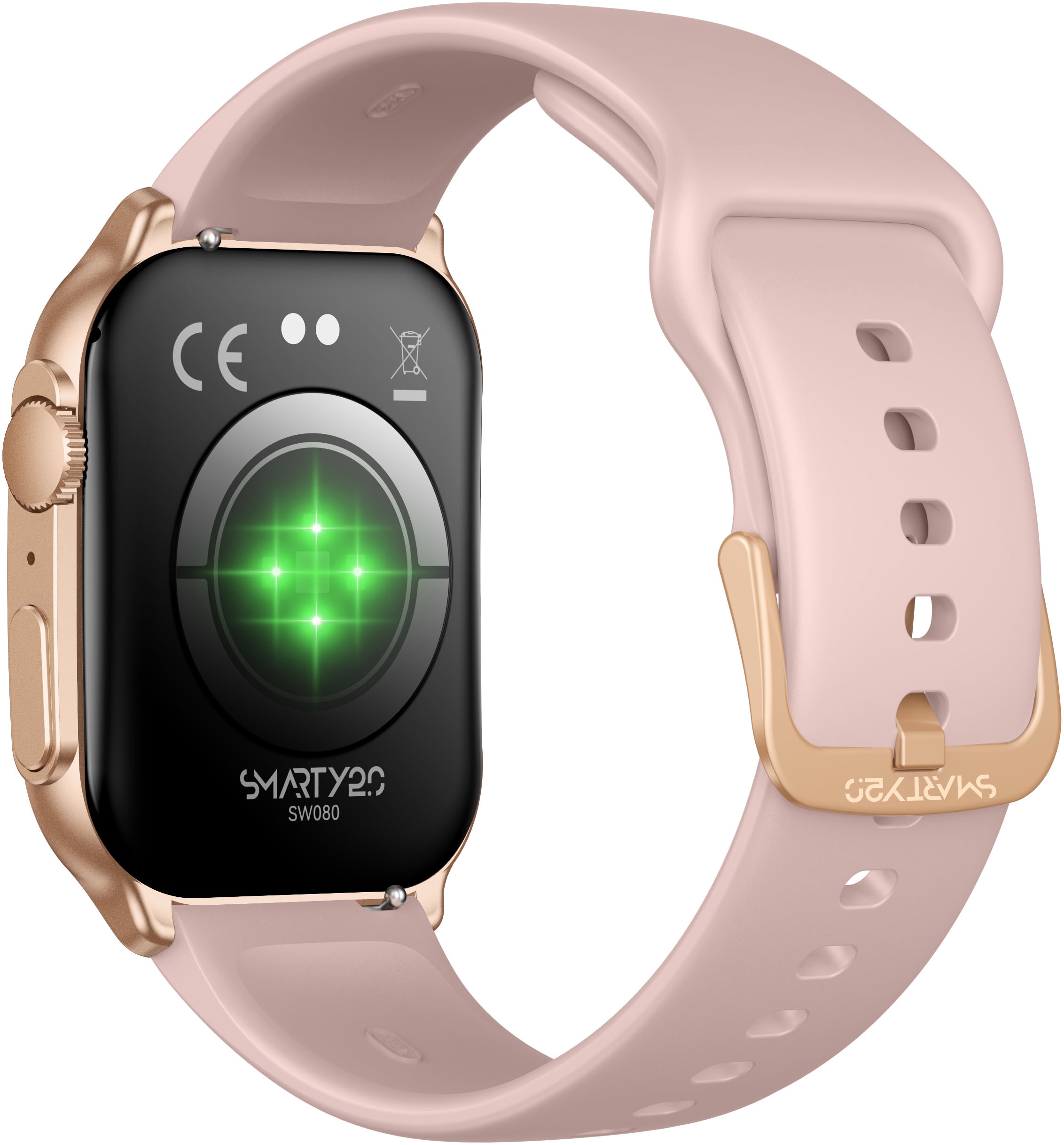 SMARTY 2.0 Smartwatch, Armbanduhr, Damenuhr, Herrenuhr, Android5.0+, Apple iOS 9.0+)