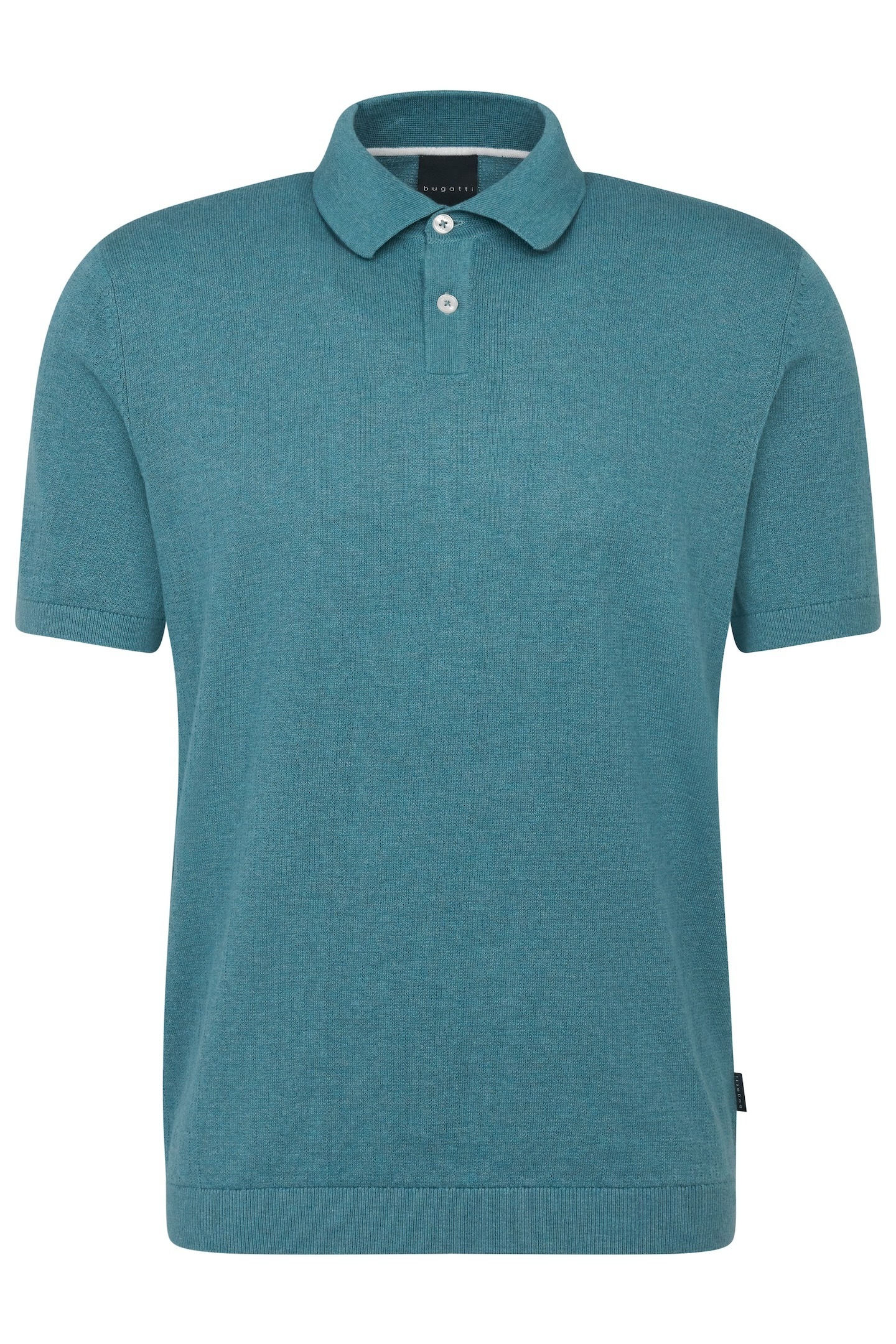 Thumbnail - bugatti Poloshirt in feiner Strickstruktur