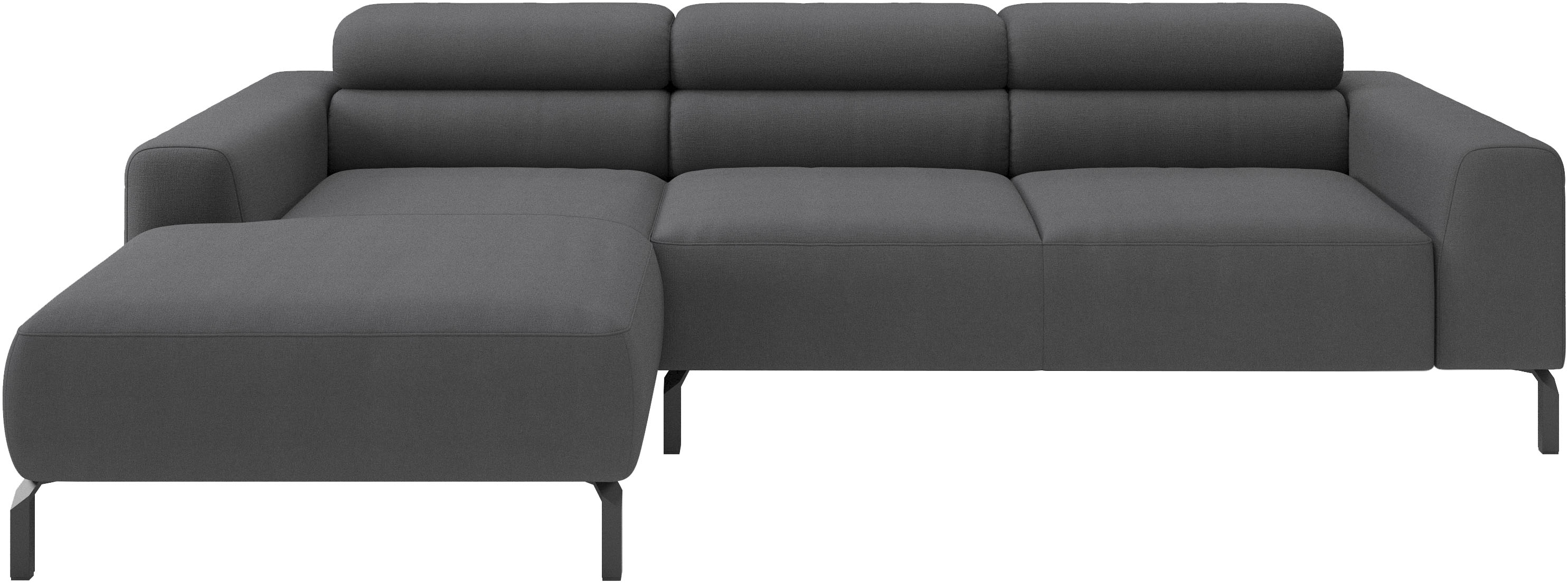 Home affaire Ecksofa "Ecksofa, L-Form, incl. Kopfteilverstellung, Breite 258 cm" wahlweise elektrische Sitztiefenverstellung