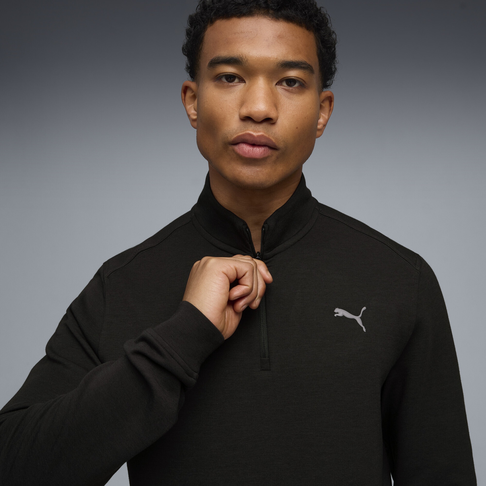 Trainingsshirt PUMA "CLOUDSPUN Trainingstop Herren", Herren, Gr. XL, schwarz, Obermaterial: 16% Lyocell, 6% Elasthan, 78% Polyester; Taschenfutter: 100% Polyester, regular fit, Shirts 2