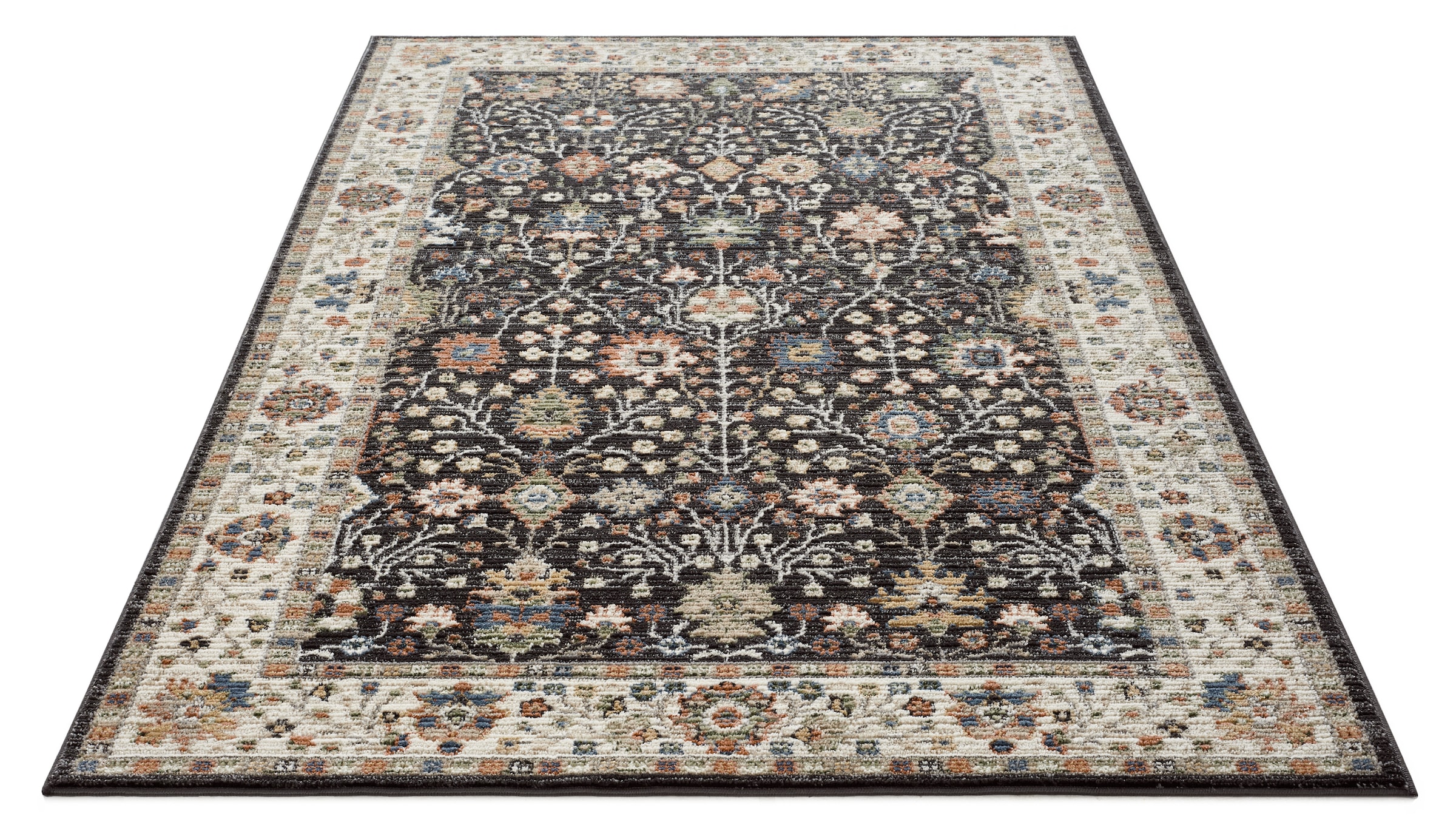 OTTO home »Aylaa, Blumen-Motiv, Orient« rechteckig 9 mm Höhe orientalisch, Blumen, Rahmen, Wohnzimmer, Schlafzimmer, Esszimmer
