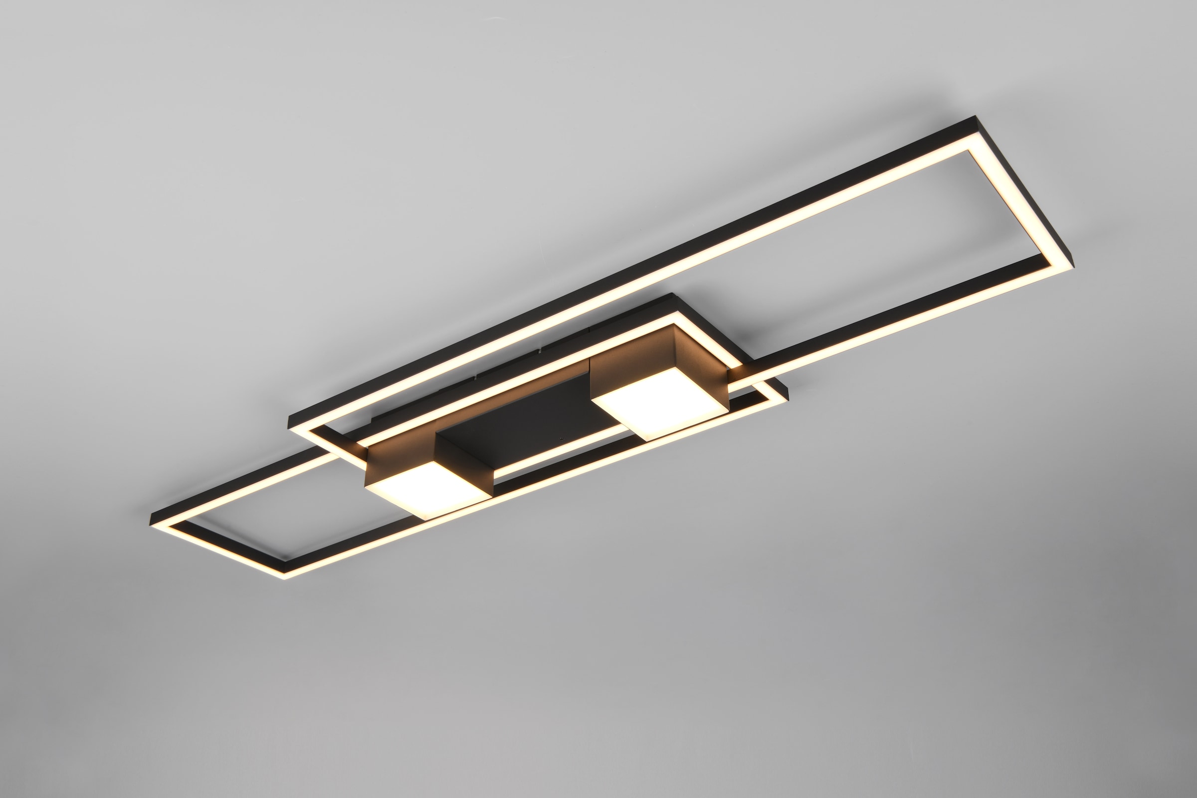 TRIO Leuchten LED Deckenleuchte »ALBANY LED Deckenlampe 37W 4300 Lumen warmweiß bis kaltweiß 2700-6500K«, 1 flammig, Leuchtmittel LED-Board | LED fest integriert, Fernbedienung, Lichtfarbe einstellbar, Memory, Nachtlicht, dimmbar