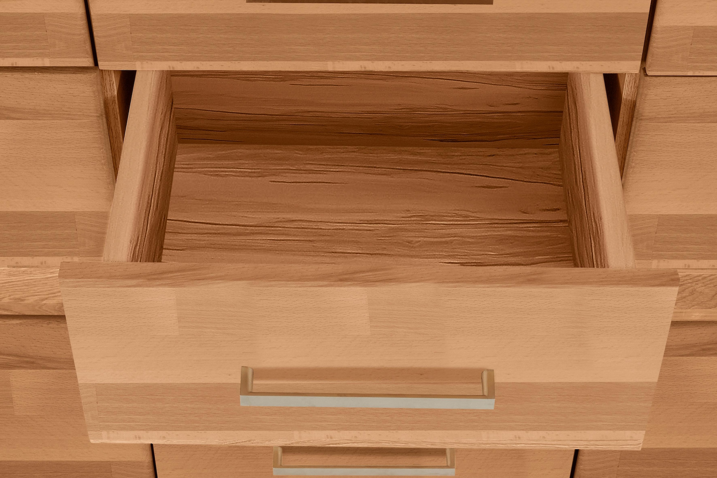 Woltra Highboard »Ribe«, Breite 125 cm mit 2 Glastüren