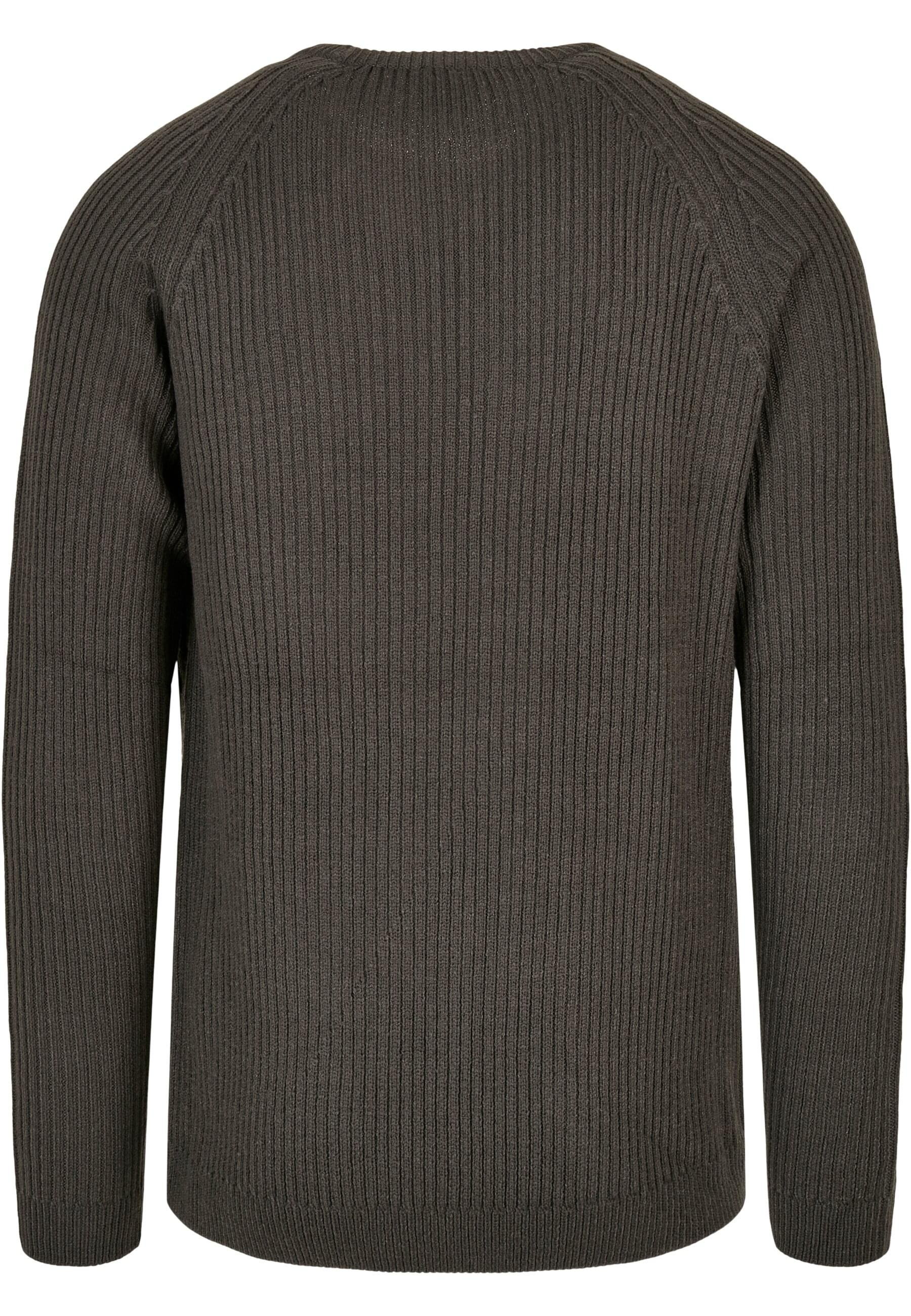 URBAN CLASSICS Rundhalspullover »Urban Classics Herren Ribbed Raglan Sweater«, (1 tlg.)