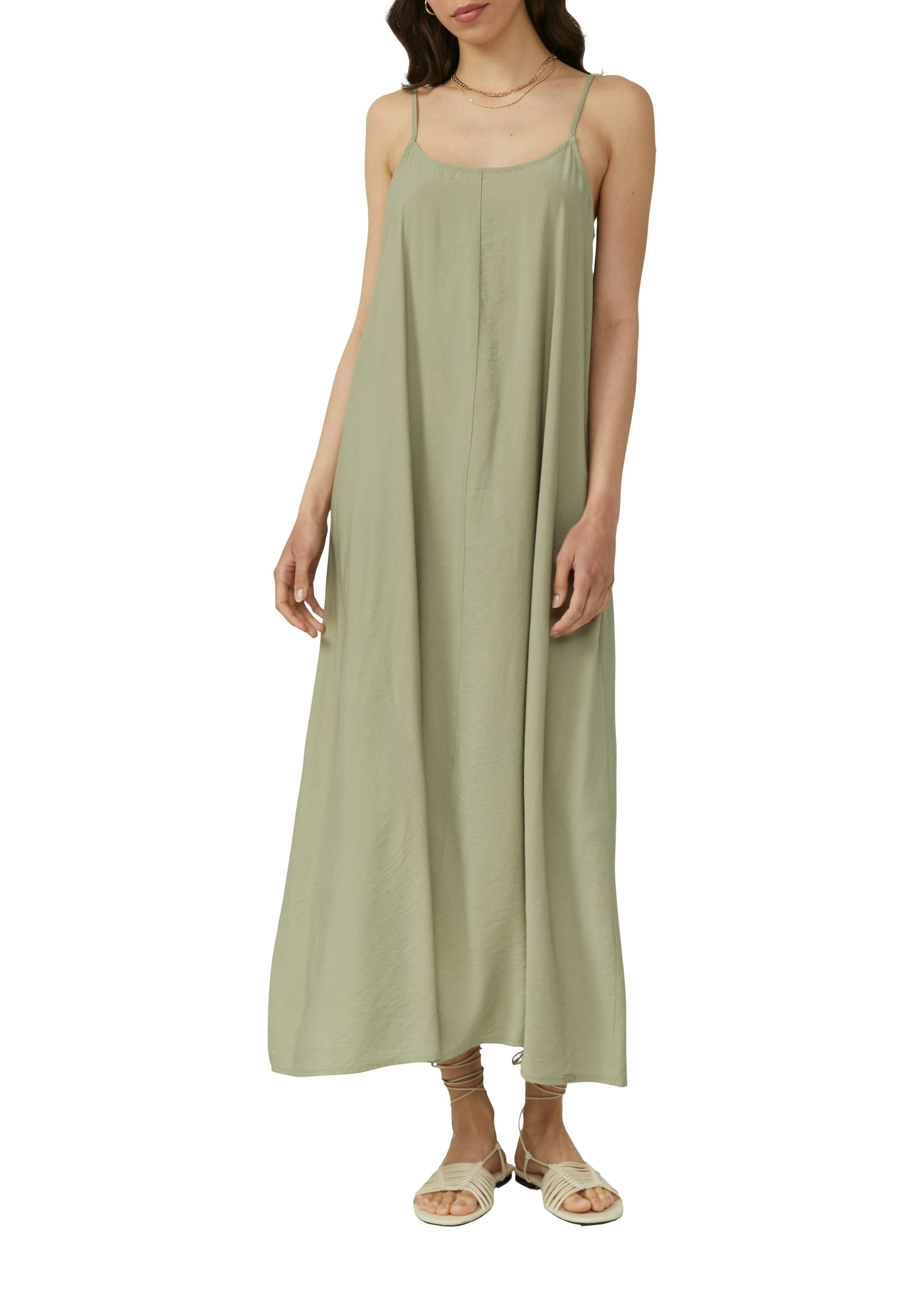 QS Maxikleid Ohne Taschen aus Viskosemix