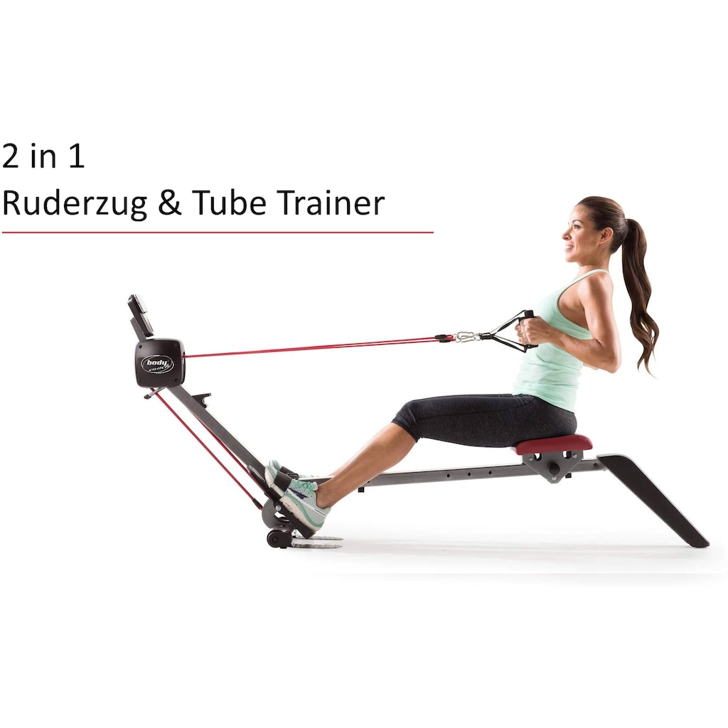 body coach Ruderzugmaschine »Tube Allround-Fitnessgerät 3fach Band-Zugsystem klappbar«