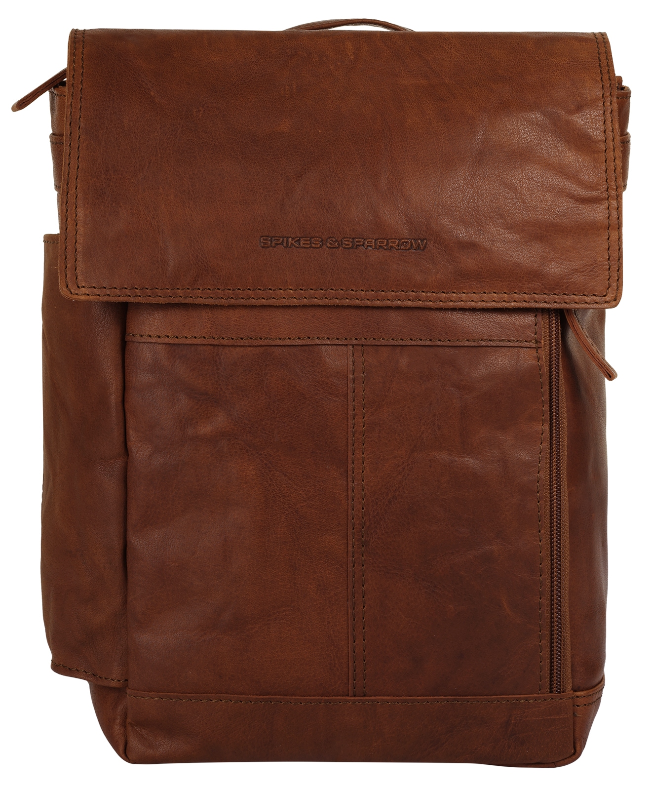 Spikes & Sparrow Laptoprucksack echt Leder
