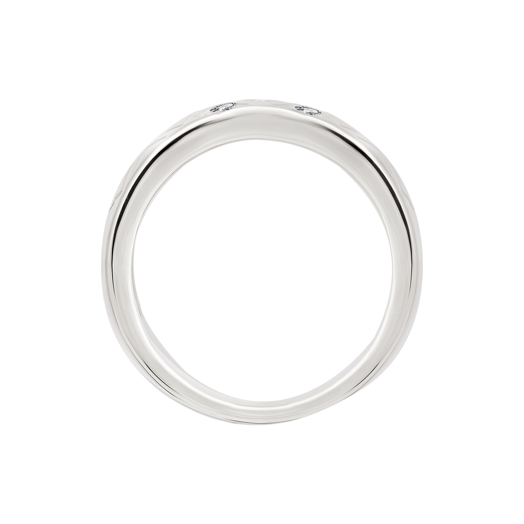 CAÏ Fingerring »925 Sterling Silber rhodiniert mit Zirkonia Dreiecken«