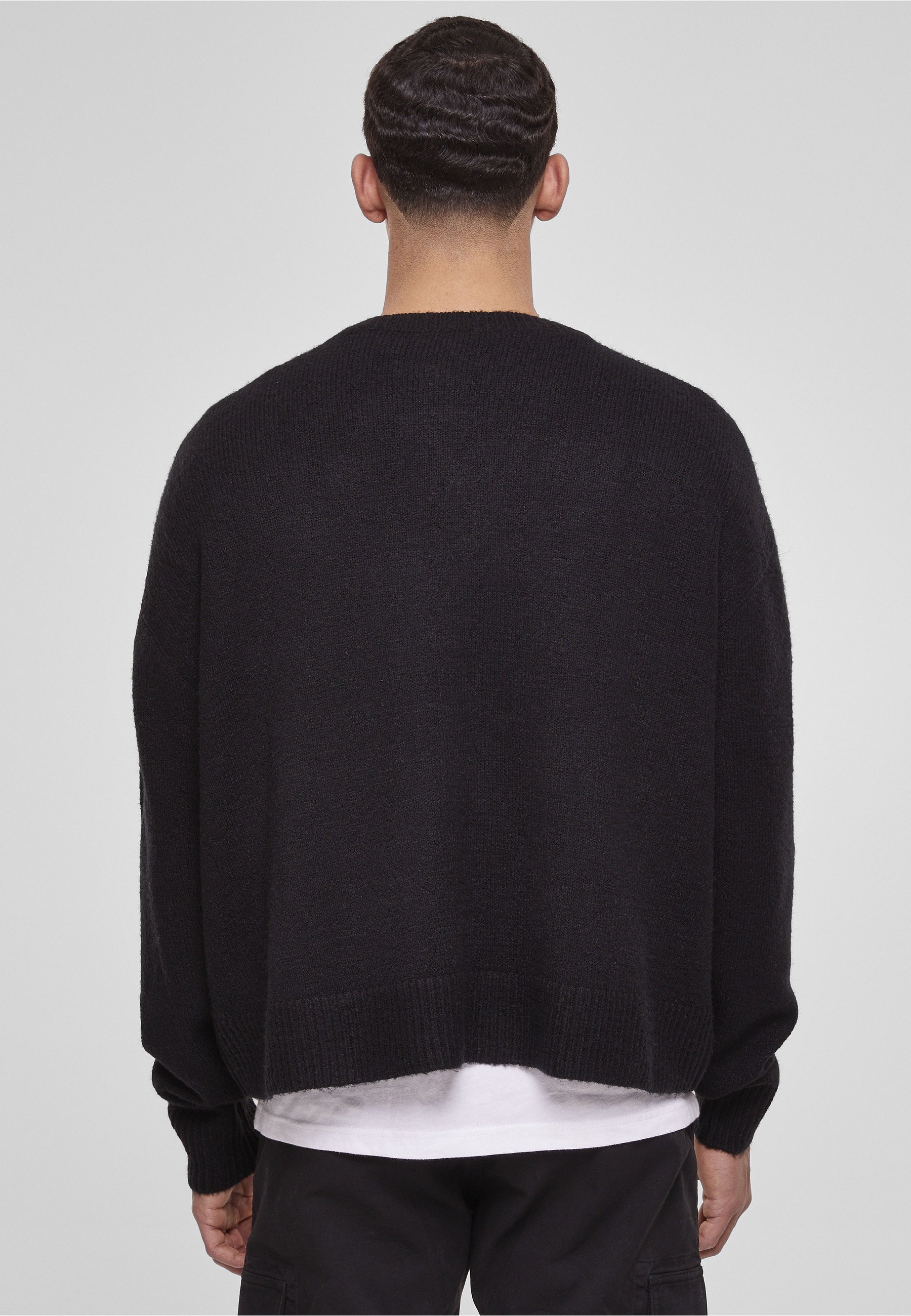 URBAN CLASSICS Rundhalspullover »Urban Classics Herren Initials Cardigan« 1 Stk.