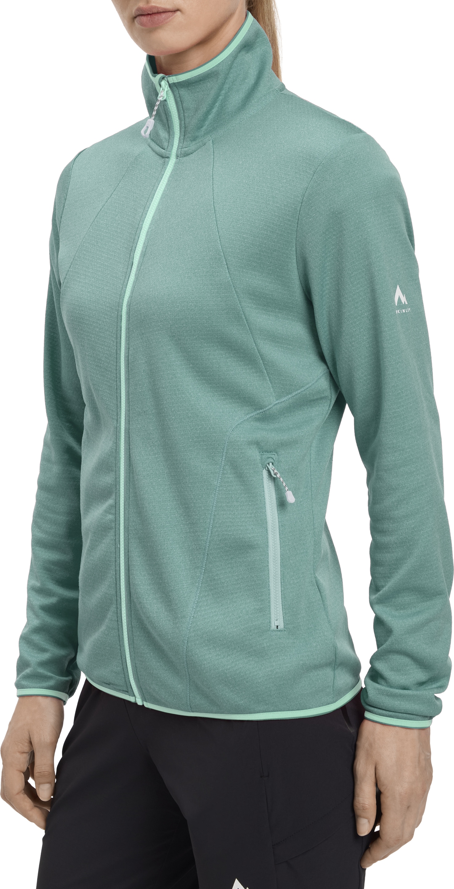 McKINLEY Fleecejacke "DA.-UNTERJACKE ROTO III W" mit Reißverschlusstaschen, wärmend, elastisch, hüftbedeckend