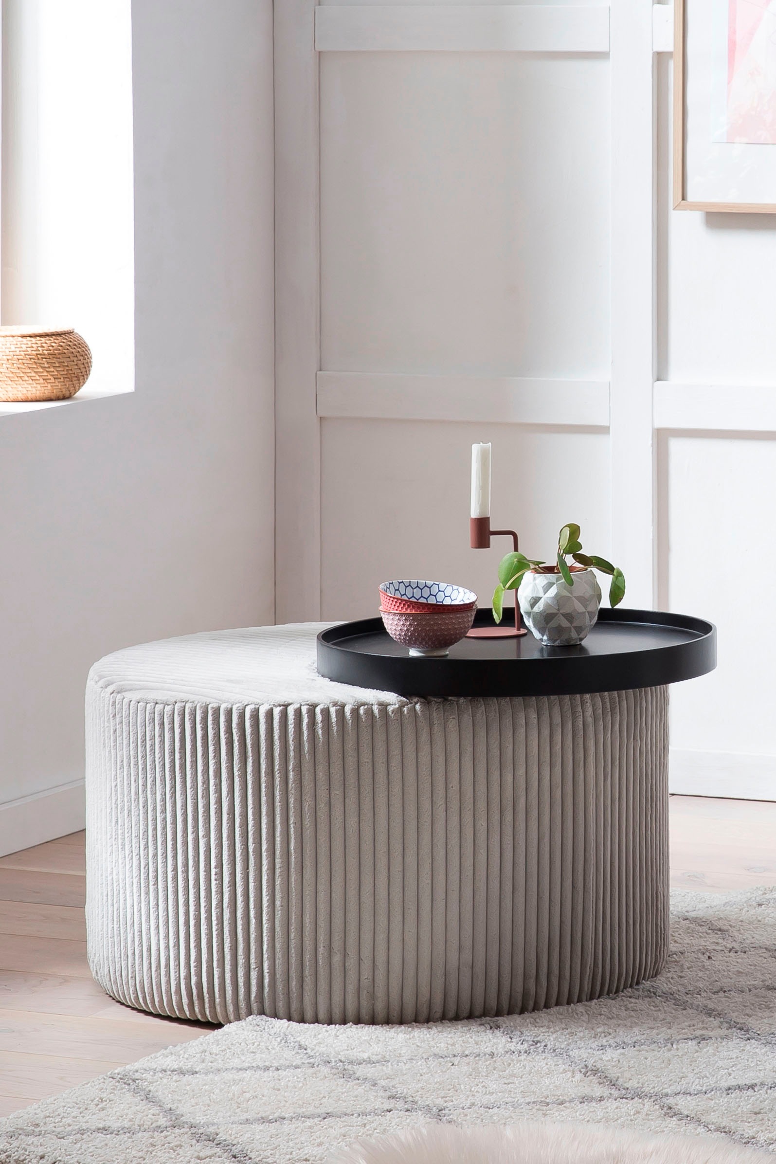 SalesFever Couchtisch "Coffeetable für gemütliche Abende" Bezug in moderner günstig online kaufen