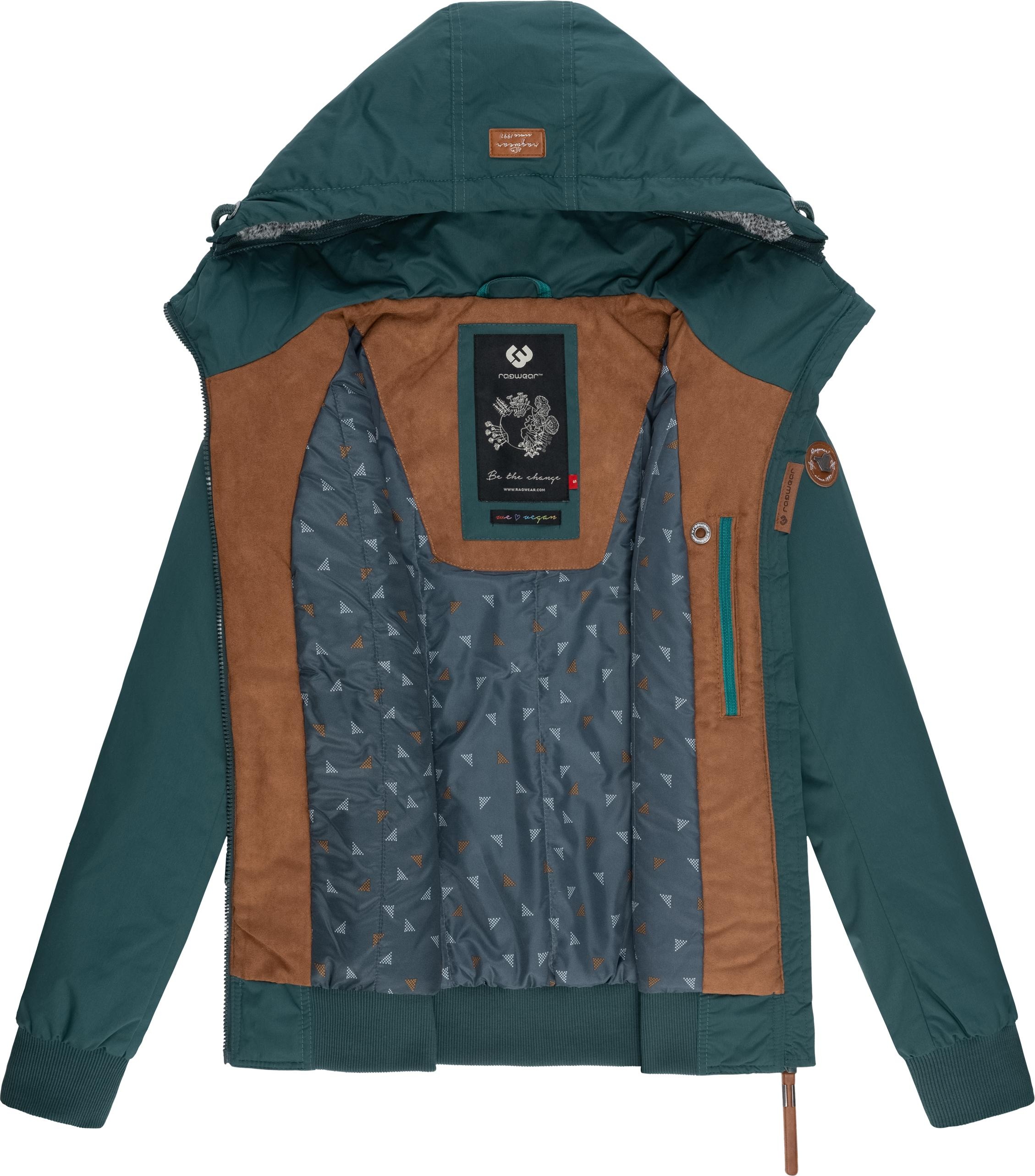 Ragwear Winterjacke »Jotty Winter«, mit Kapuze, | Outdoorjacke mit abnehmbarer kaufen Kapuze stylische BAUR
