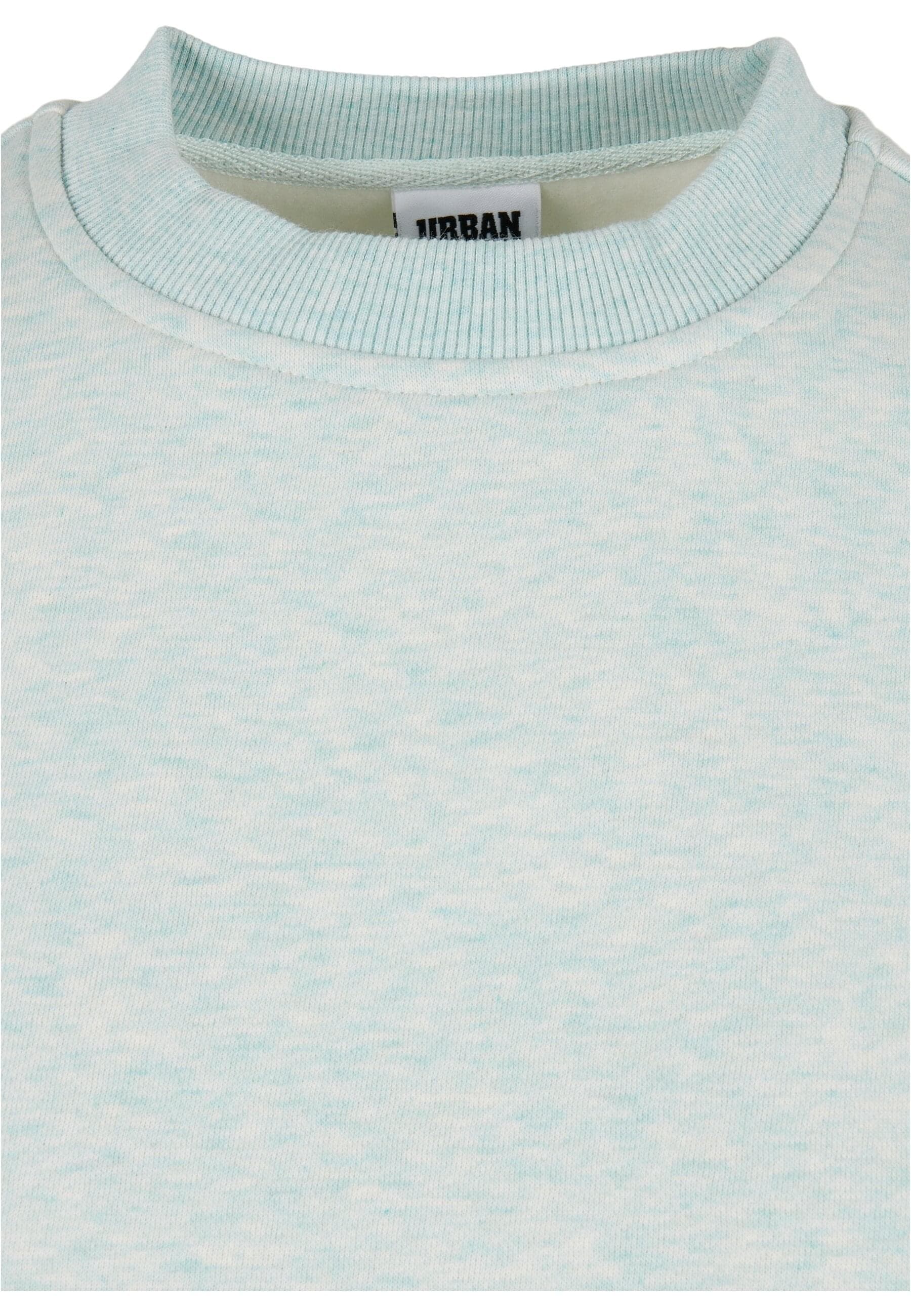 URBAN CLASSICS Sweater »Urban Classics Damen Ladies Oversized Color Melange Crewneck«, (1 tlg.)