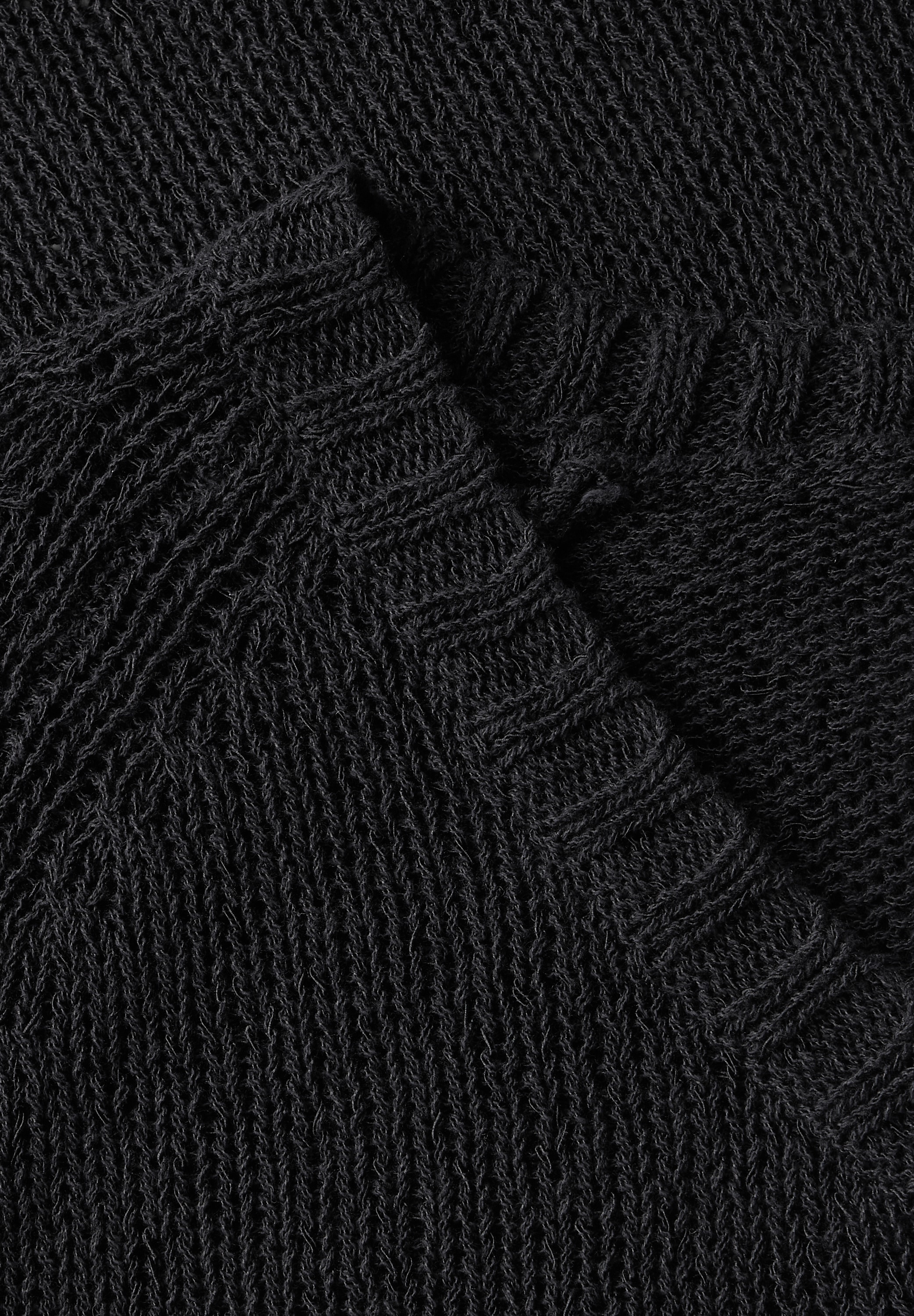 STREET ONE STUDIO V-Ausschnitt-Pullover, mit grober Struktur