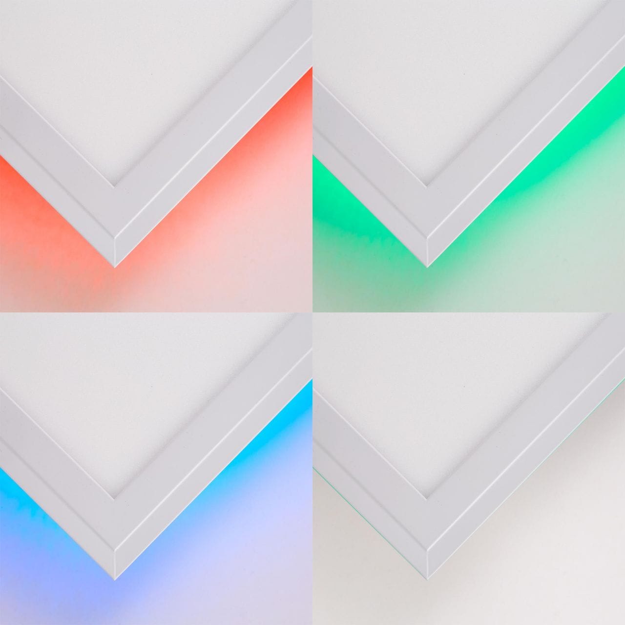 Brilliant LED Panel »Allie«, 1 flammig, Leuchtmittel LED-Modul | LED fest integriert, LED Deckenaufbau-Paneel 60x60cm weiß