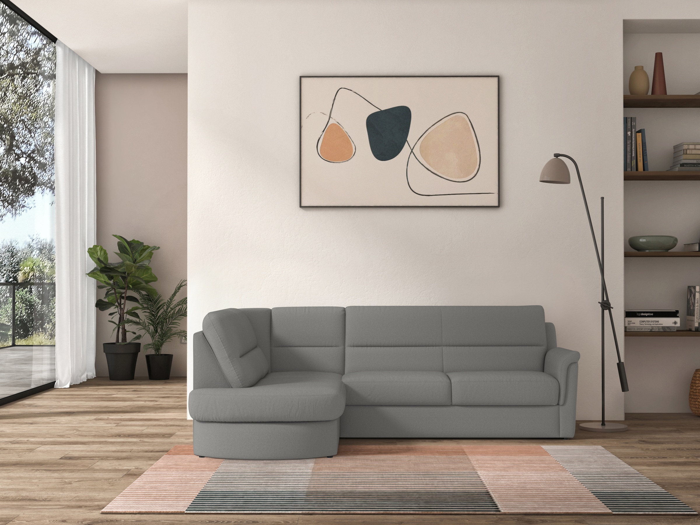 sit&more Ecksofa "Panini L-Form", wahlweise mit Vorziehsitz und Bettkasten günstig online kaufen