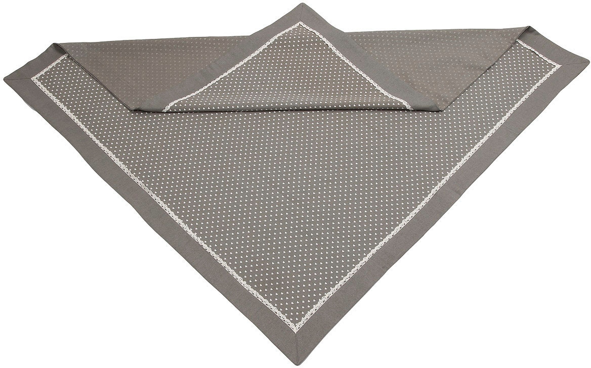 Ambiente Haus Tischdecke "Tischdecke in Grau" günstig online kaufen