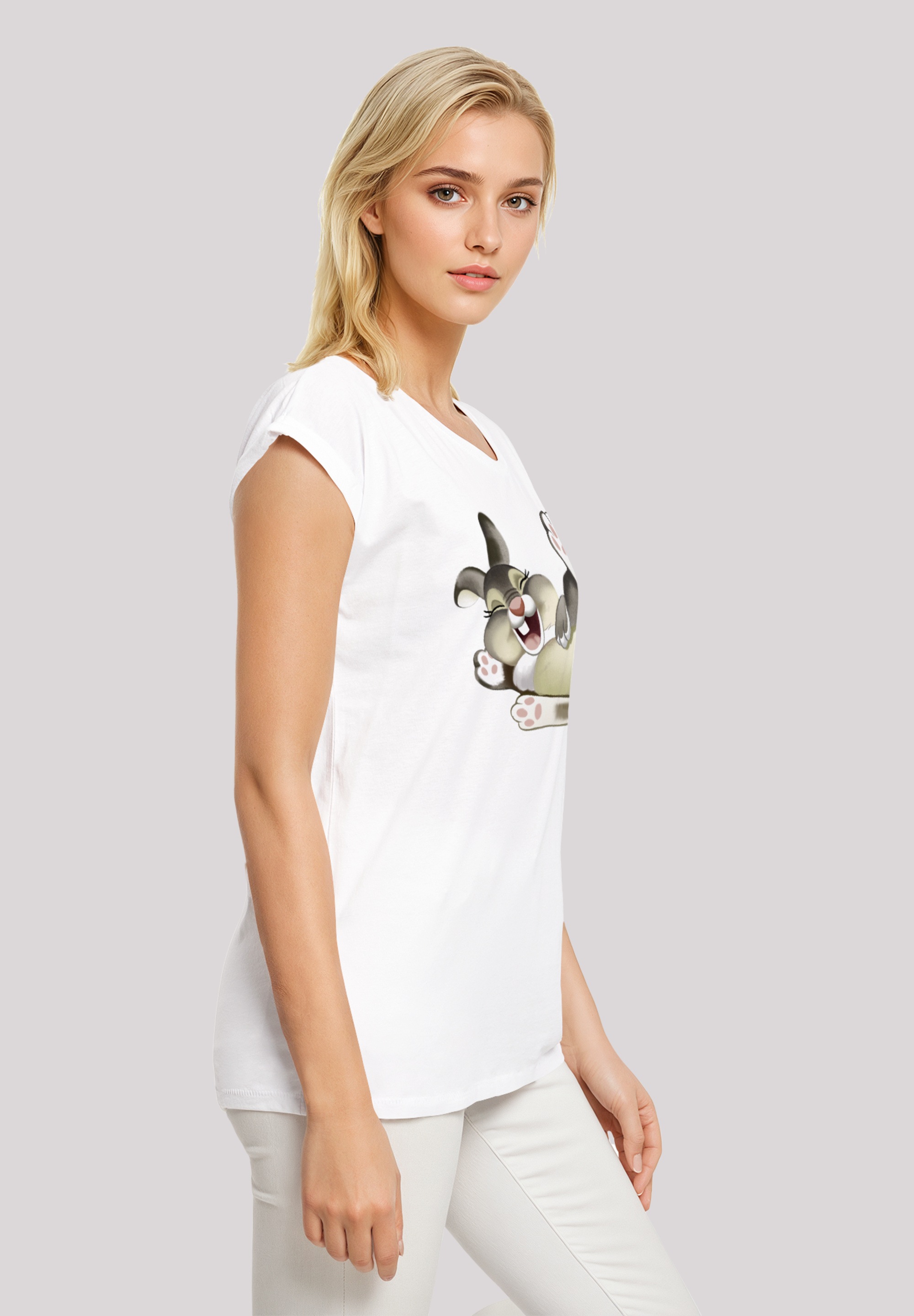 F4NT4STIC T-Shirt »Disney Bambi Thumper Cute Laughing«, Premium Qualität