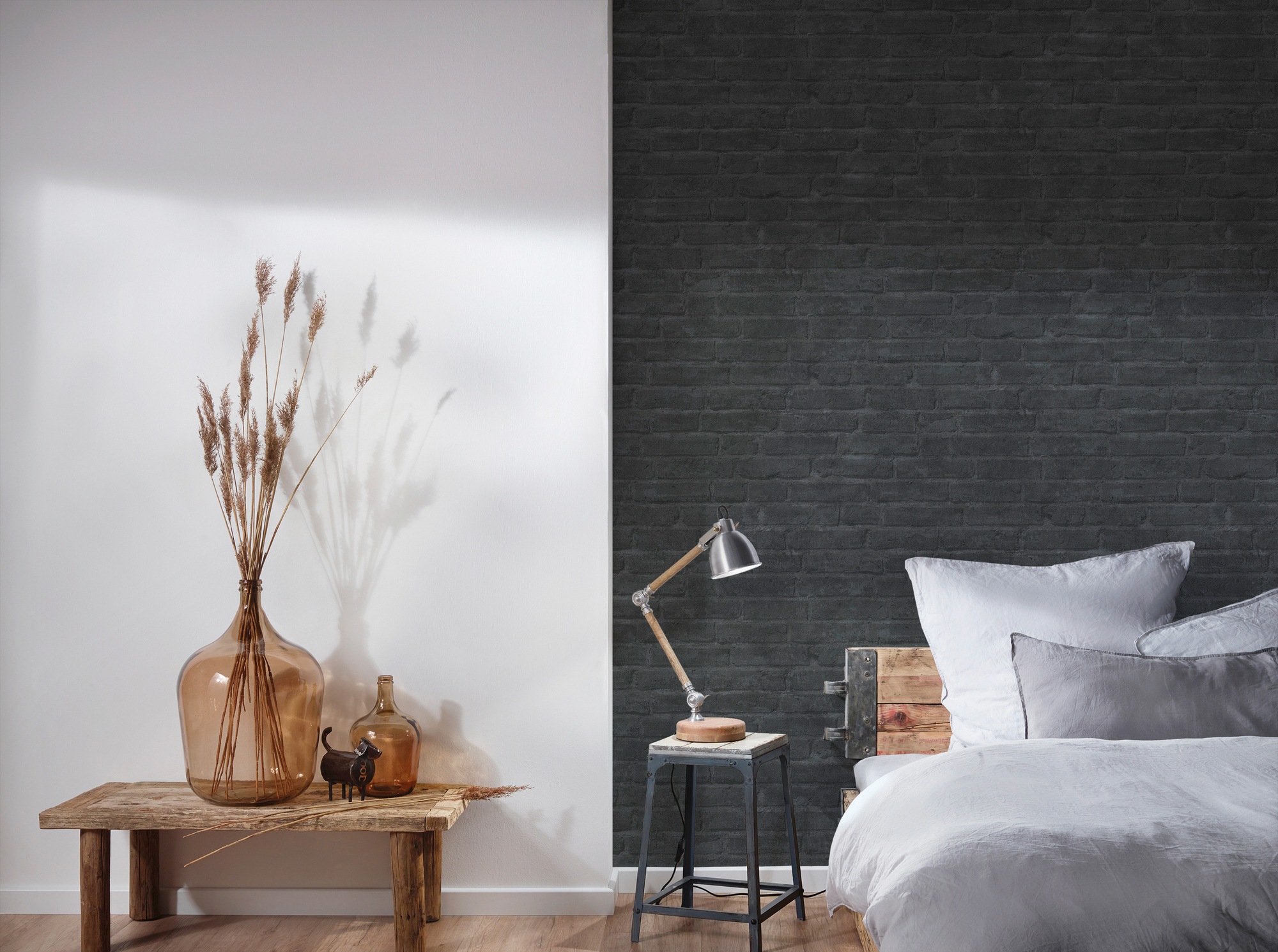 living walls Vliestapete »Elements«, Steinoptik-gemustert-Motiv, Steintapete Tapete Steinoptik Tapeten Wohnzimmer Schlafzimmer Küche