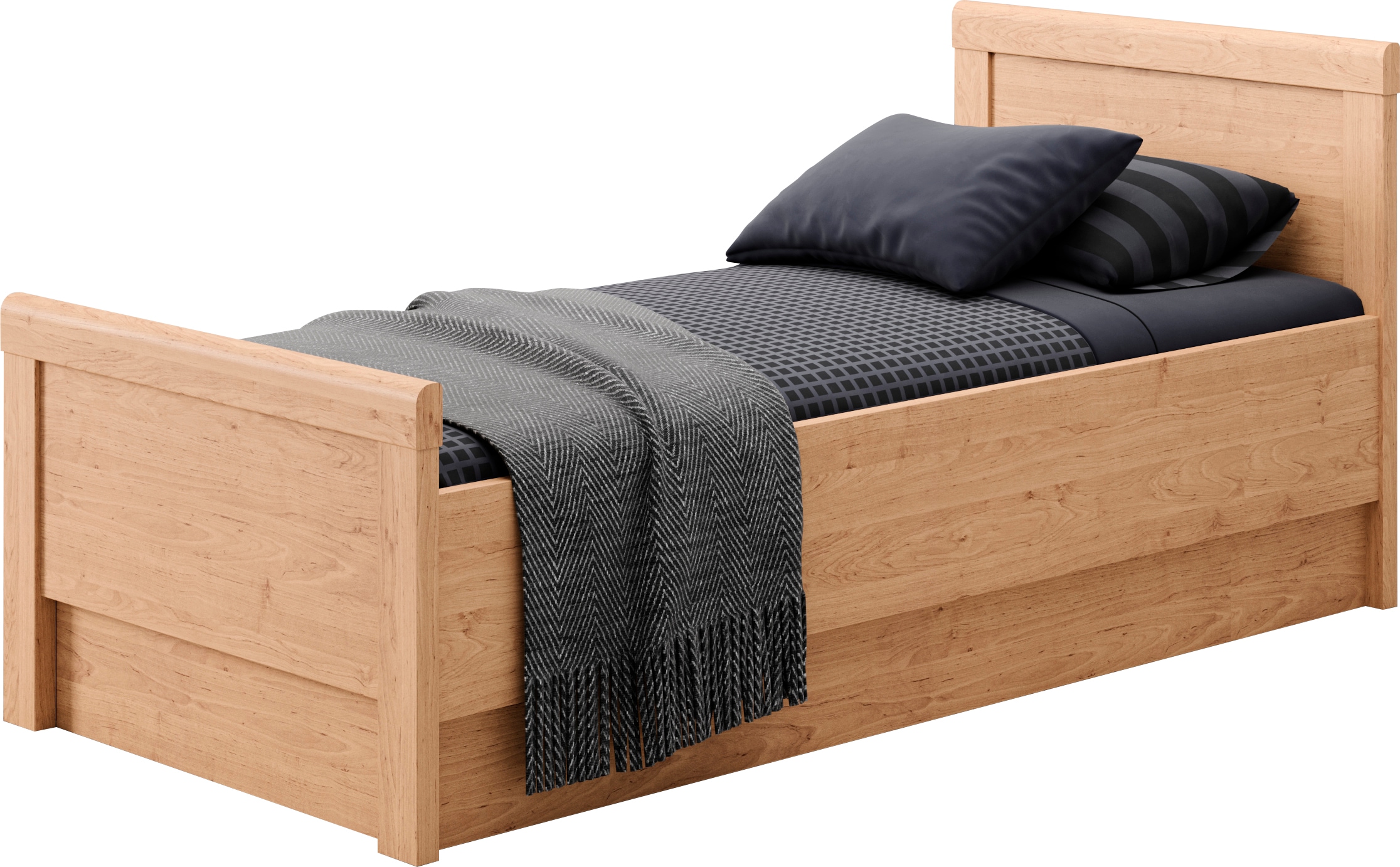 priess Einzelbett "Arnsberg Komfortbett mit flexibel höhenverstellbarer Liegefläche" Made in Germany mit Blauem Engel und Goldenem M ausgezeichnet