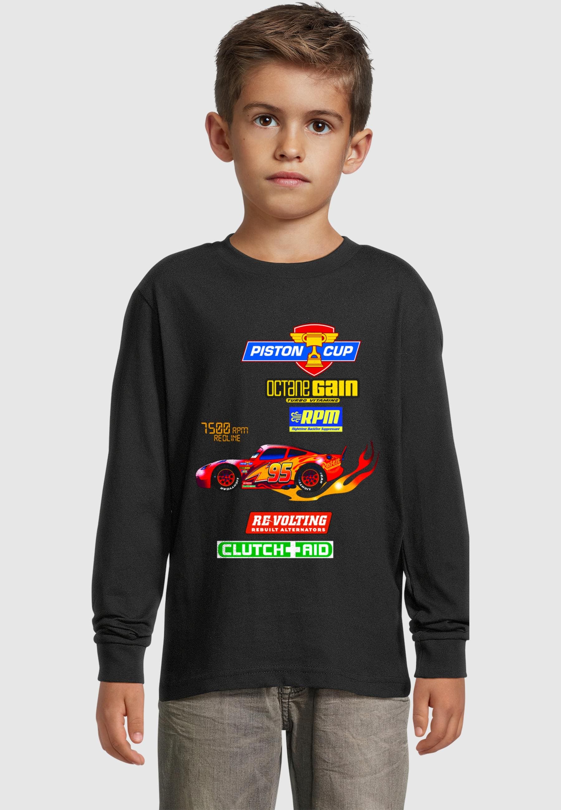 ABSOLUTE CULT Longsleeve »ABSOLUTE CULT Kids Cars - Lighning McQueen Piston Cup Longsleeve«, (1 tlg.)