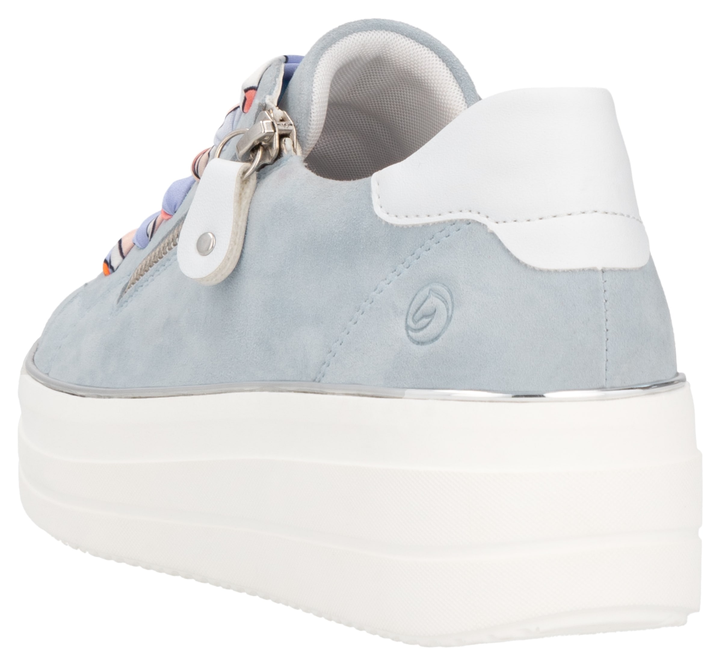 Remonte Plateausneaker, Freizeitschuh, Halbschuh, Schnürschuh mit seitlichem Reißverschluss
