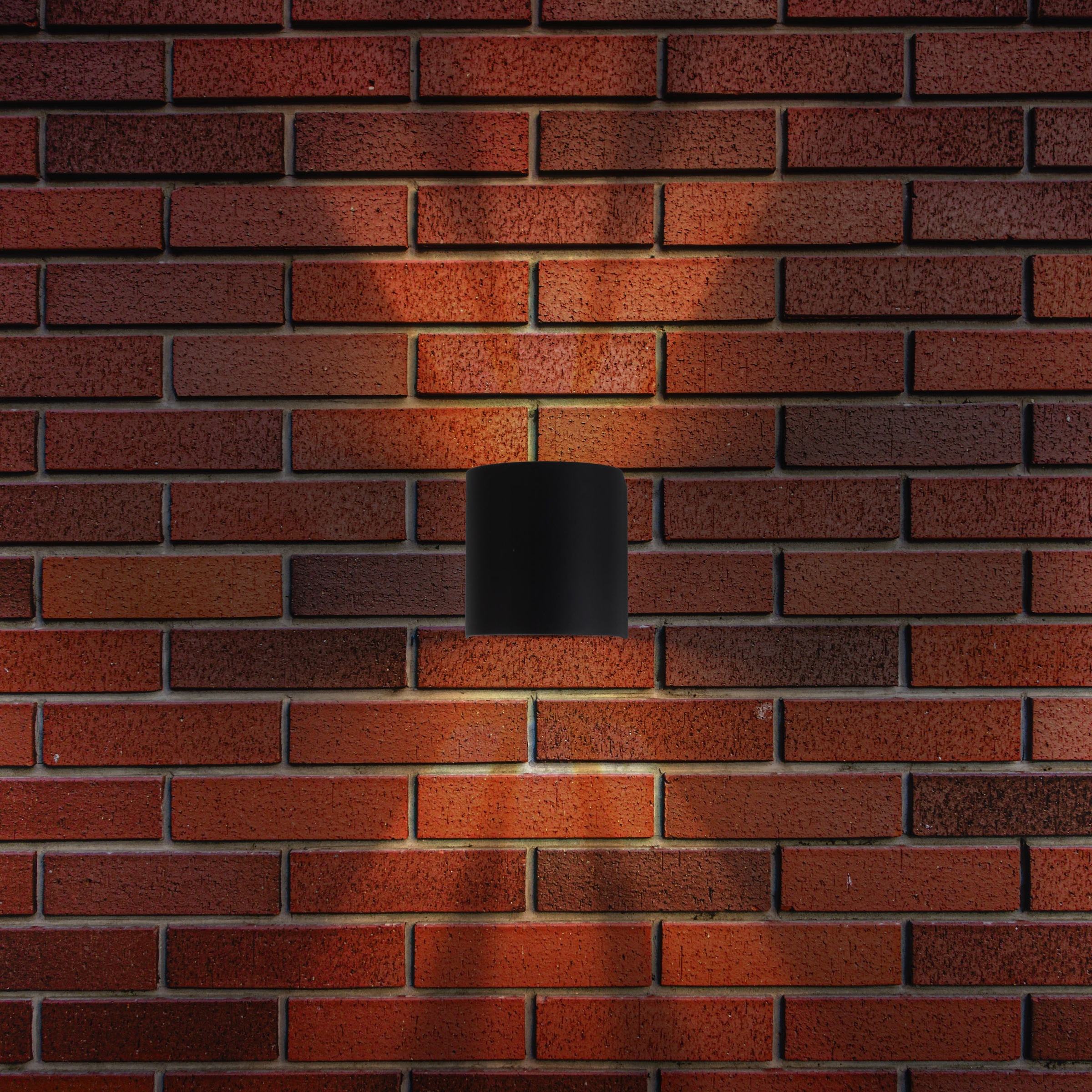 näve LED Außen-Wandleuchte »Alecto« LED-Modul 1 Stk. Warmweiß schwarz, LED warmweiß, Lichtaustritt nach oben und unten, H: 10cm
