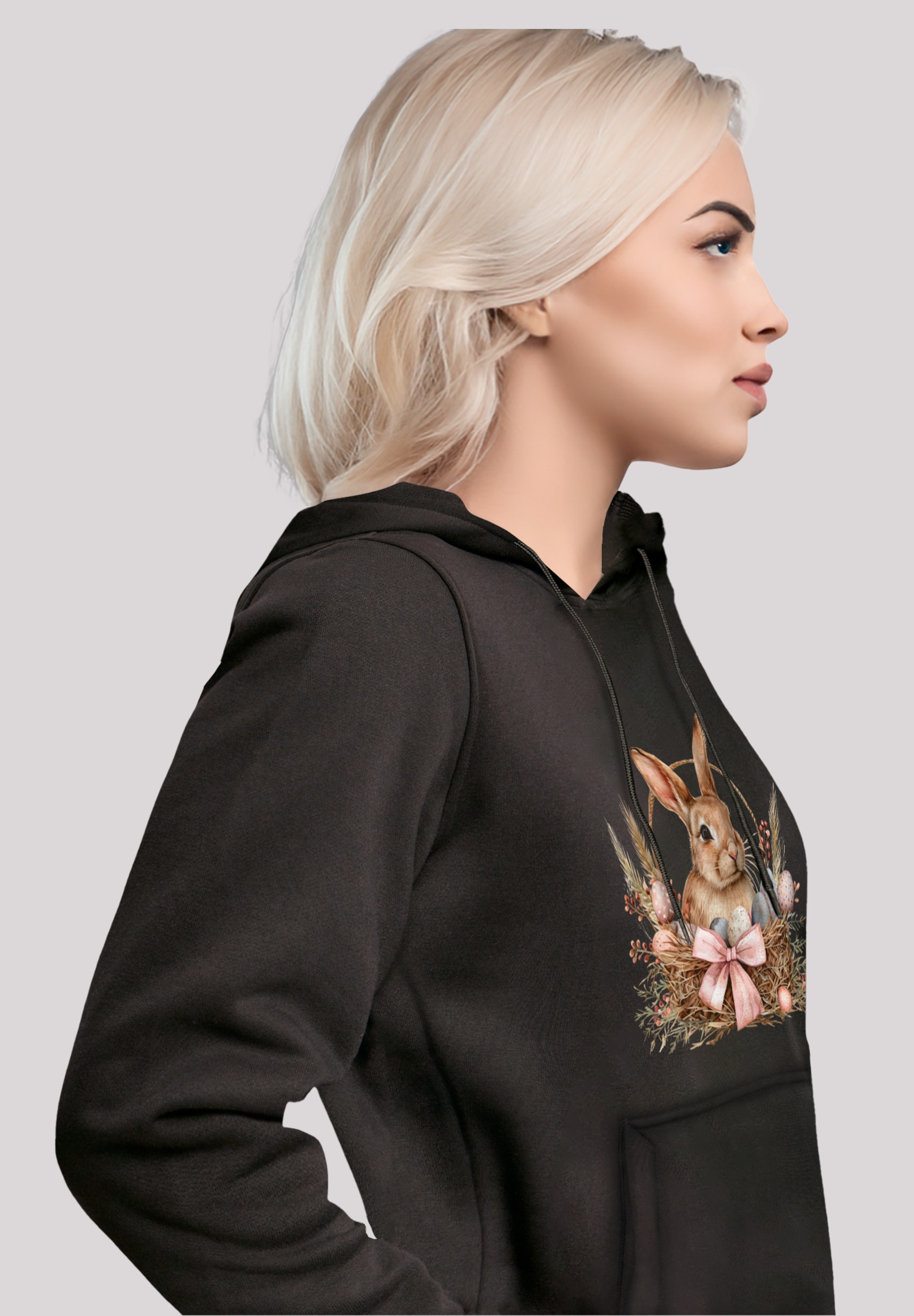 F4NT4STIC Kapuzenpullover »Osterhasen Korb Dekor«, Premium Qualität