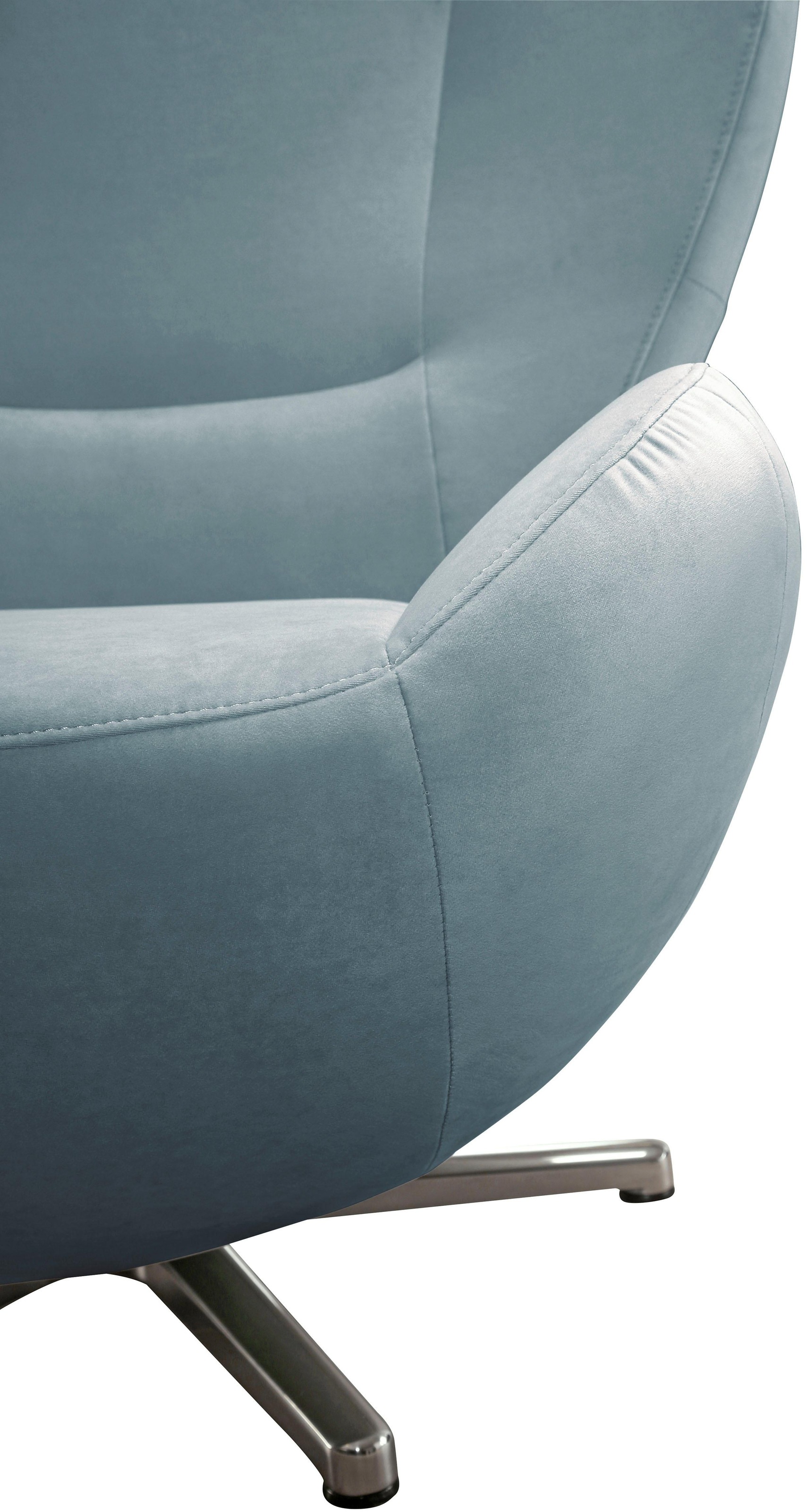 TOM TAILOR HOME Loungesessel PURE«, Chrom BAUR in »TOM Metall-Drehfuß | mit