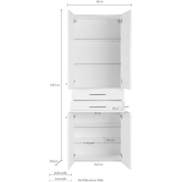 MARLIN Hochschrank »3040«, Breite 60 cm bestellen | BAUR