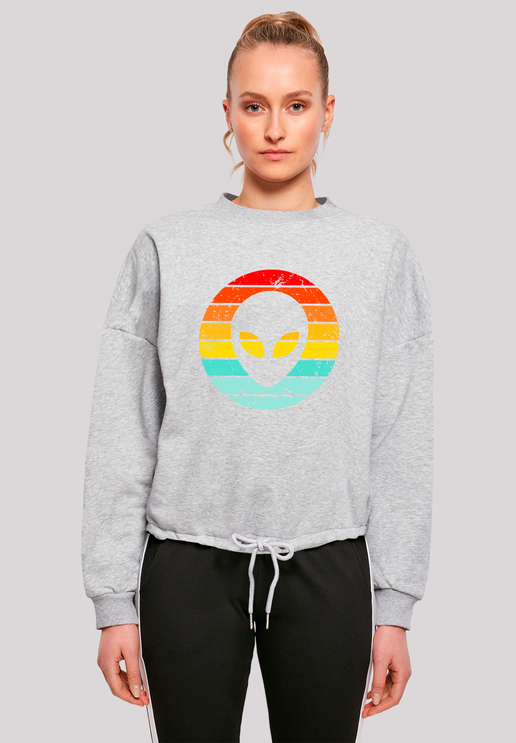 F4NT4STIC Sweatshirt "Alien Retro Sonnenuntergang", Premium Qualität günstig online kaufen