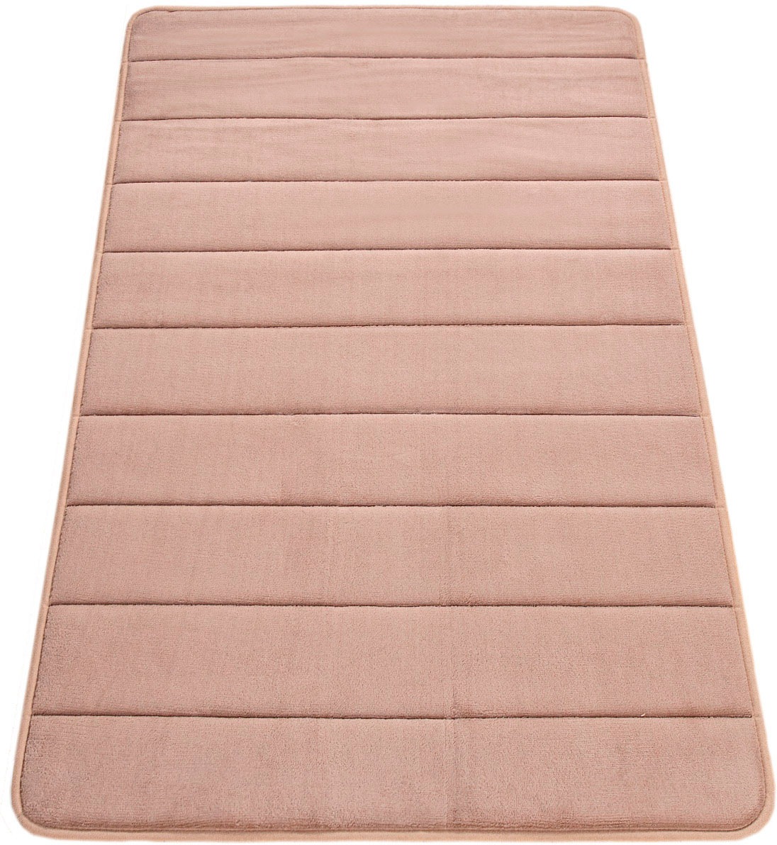 Thumbnail - Paco Home Badematte "Corby 252, Memory-Schaum Effekt" Höhe 13 mm rutschhemmend beschichtet fußbodenheizungsgeeignet Badt...