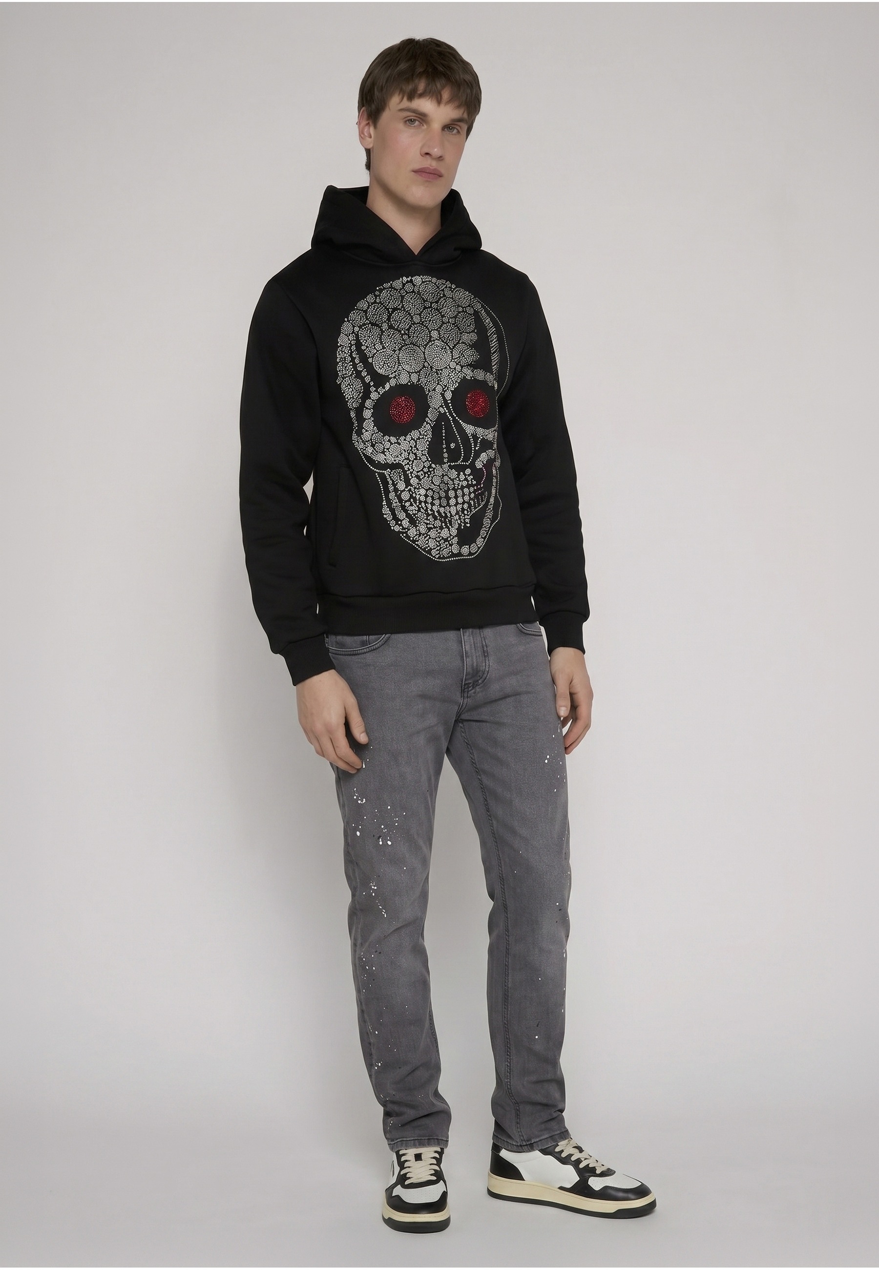 2Y Premium Rundhalspullover »2Y Premium Oblivion Slim Fit Hoodie« 1