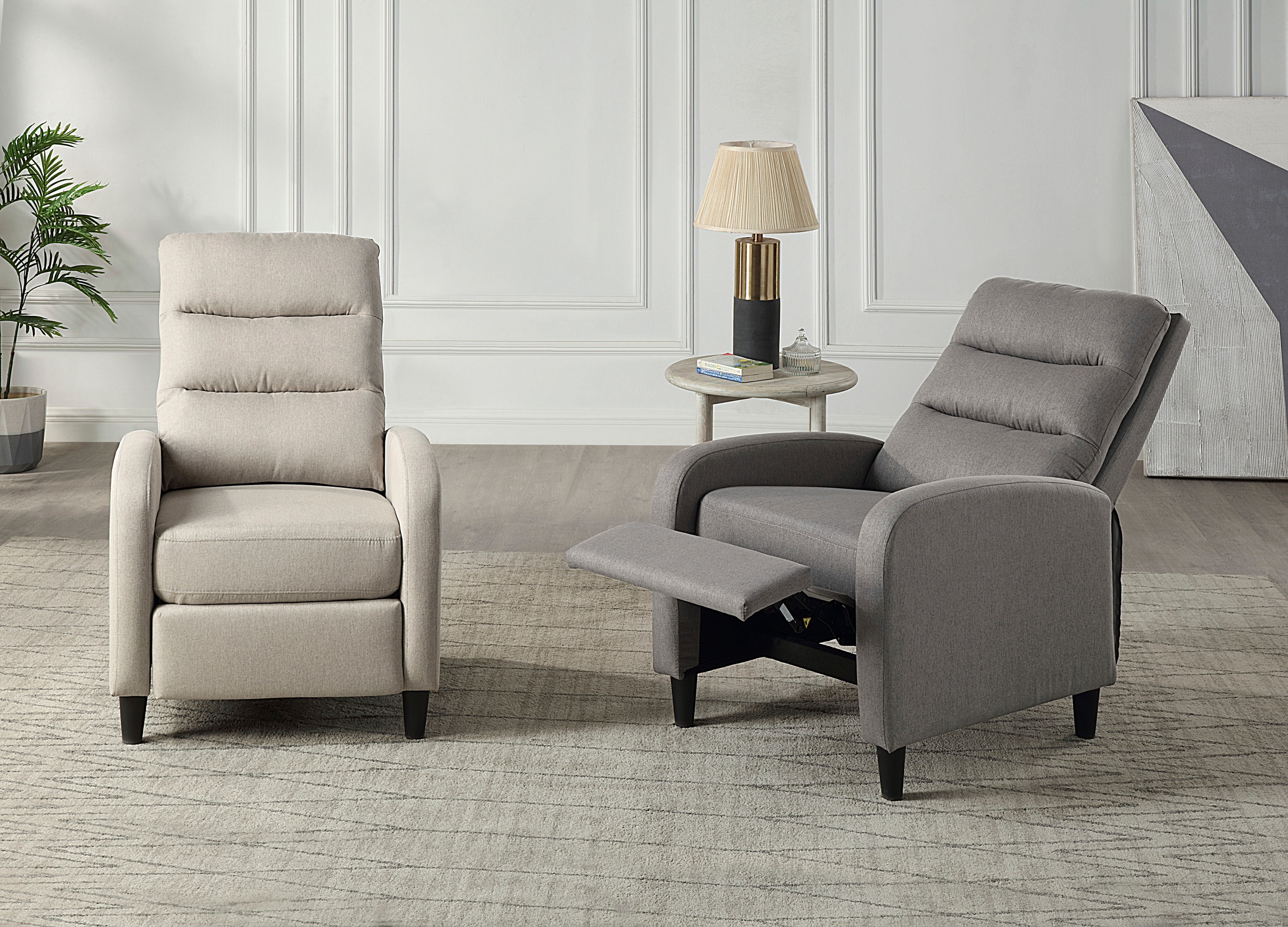 ATLANTIC home collection Relaxsessel »Tiago«, mit Körperdruck aktivierbarer Relaxfunktion, Wellenunterfederung
