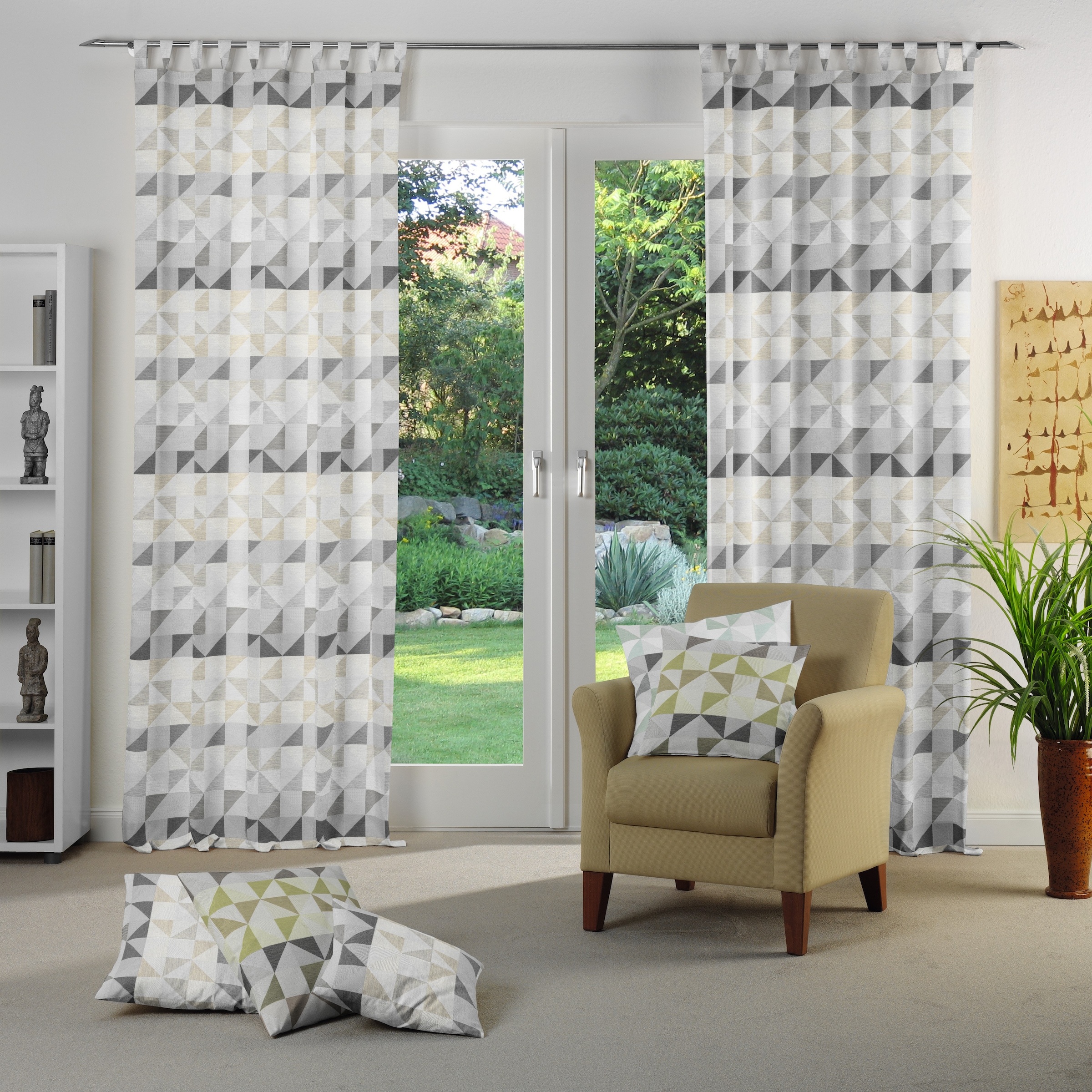 Wirth Vorhang "Berlare" Schlaufen 1 Stk. tlg. günstig online kaufen