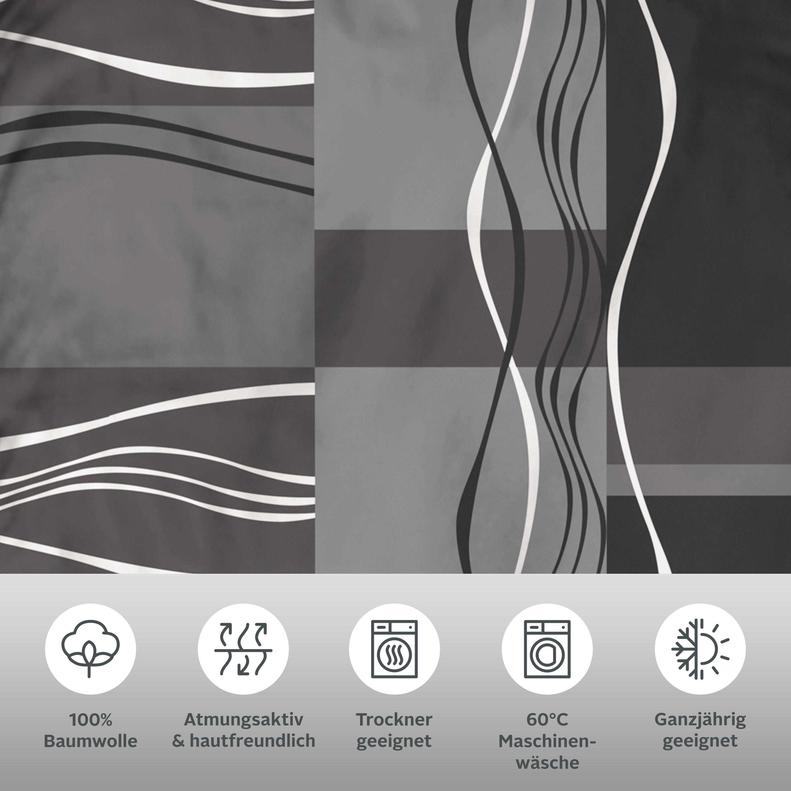 Thumbnail - OTTO home Bettwäsche "Kelian" 2 in verschiedenen Qualitäten, gemusterte Bettwäsche