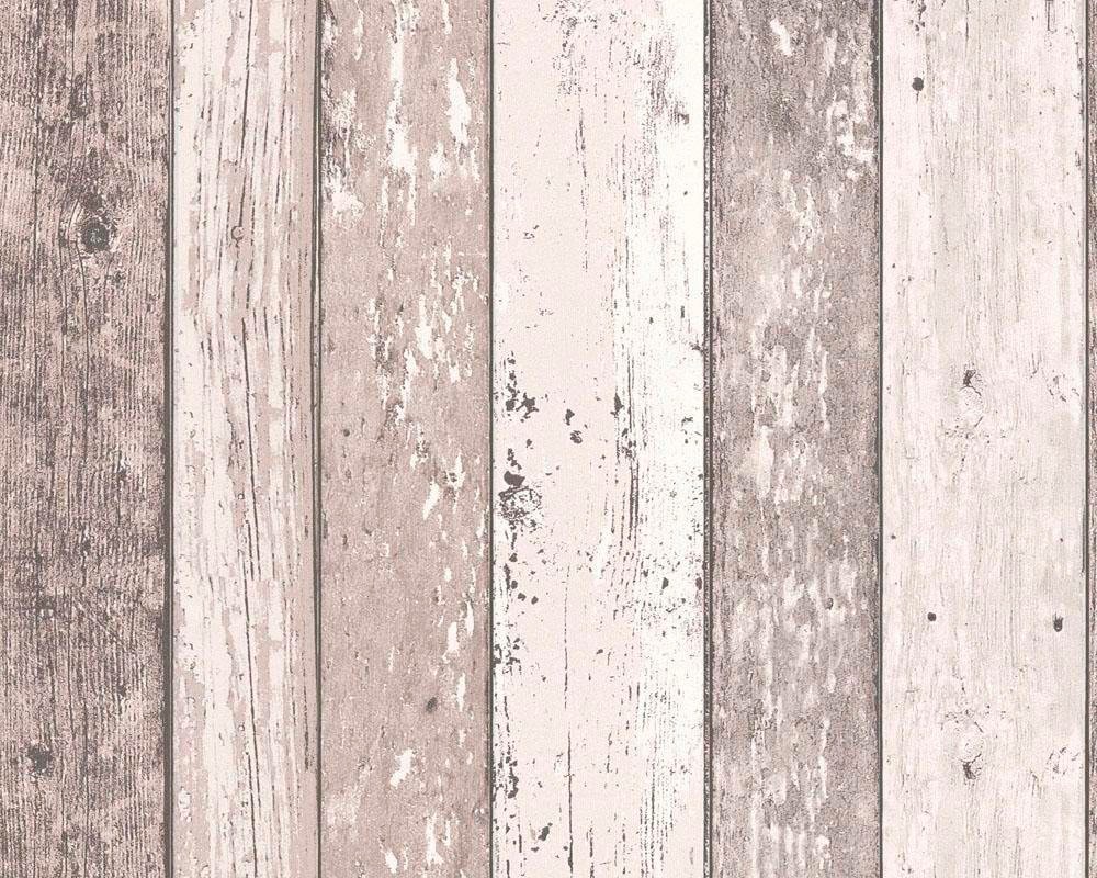 living walls Vliestapete "Best of Wood`n Stone 2nd Edition" Holz gestreift realistisch leicht strukturiert Landhaus Tapete Holzoptik Tapeten Wohnzimmer Schlafzimmer Design Optik