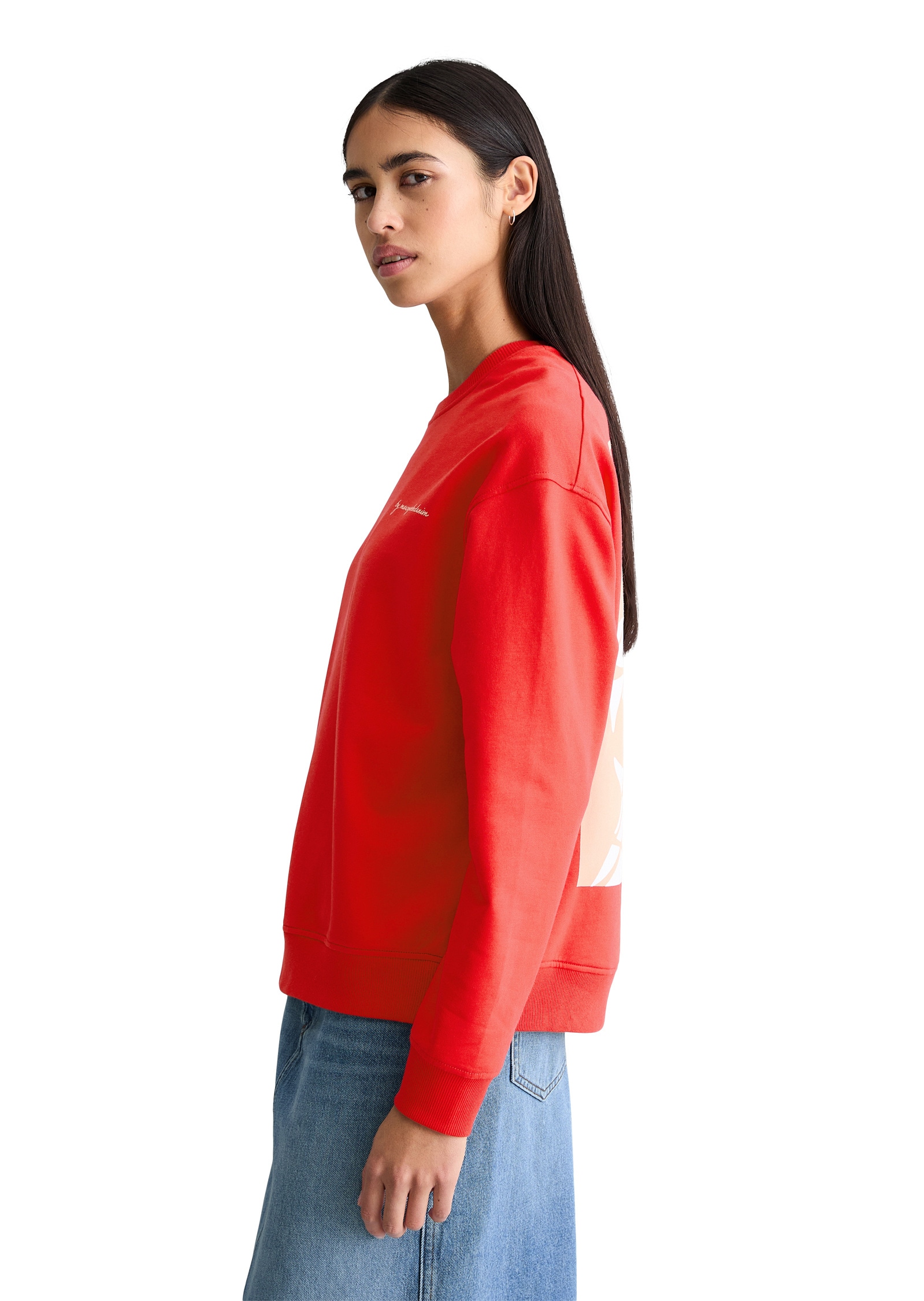 Marc O'Polo DENIM Sweatshirt »mit markantem Rückenprint«
