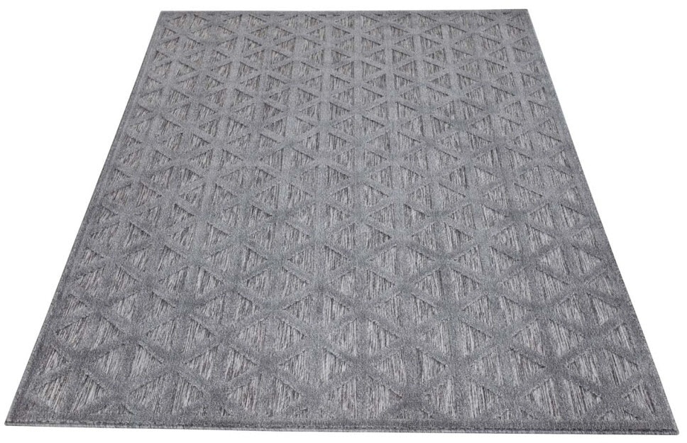 Carpet City Teppich »In-& Outdoorteppich Santorini 446, 3D-Effekt, Geo-Muster«, rechteckig, 5 mm Höhe, Wetterfest & UV-beständig für Terrasse, Balkon, Küche, Flur