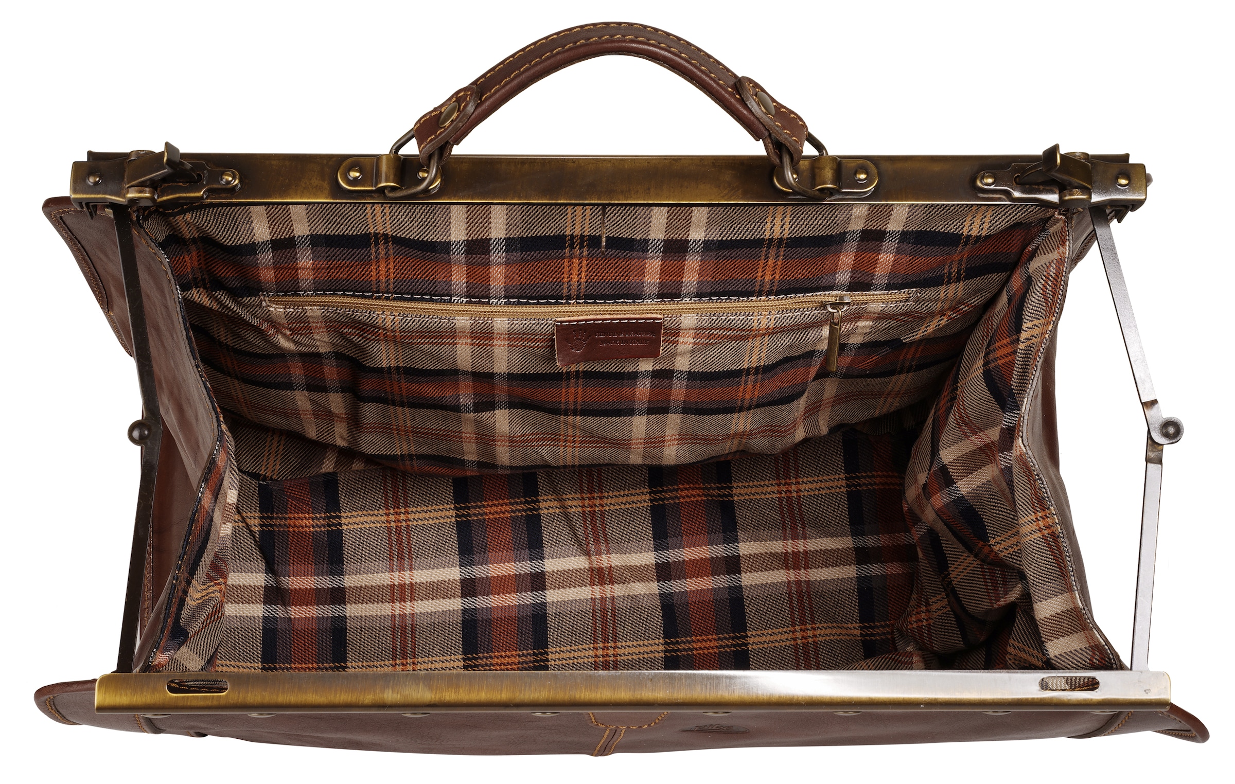 Piké Reisetasche »LOMBARDIA MEDIUM«, echt Leder, Made in Italy