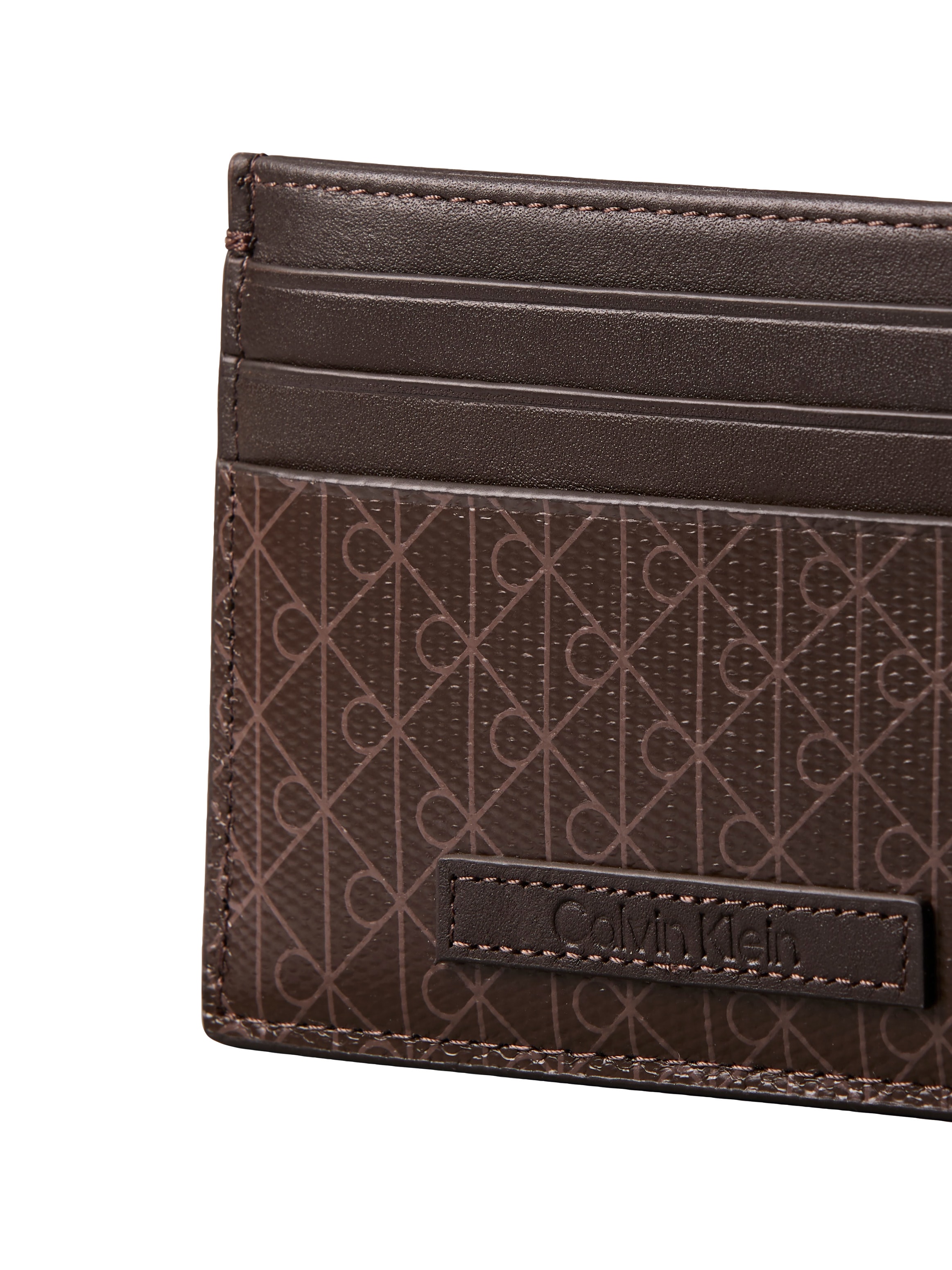 Calvin Klein Kartenetui »COATED EW CARD CASE« Unisex Kreditkartenetui mit Logoschriftzug