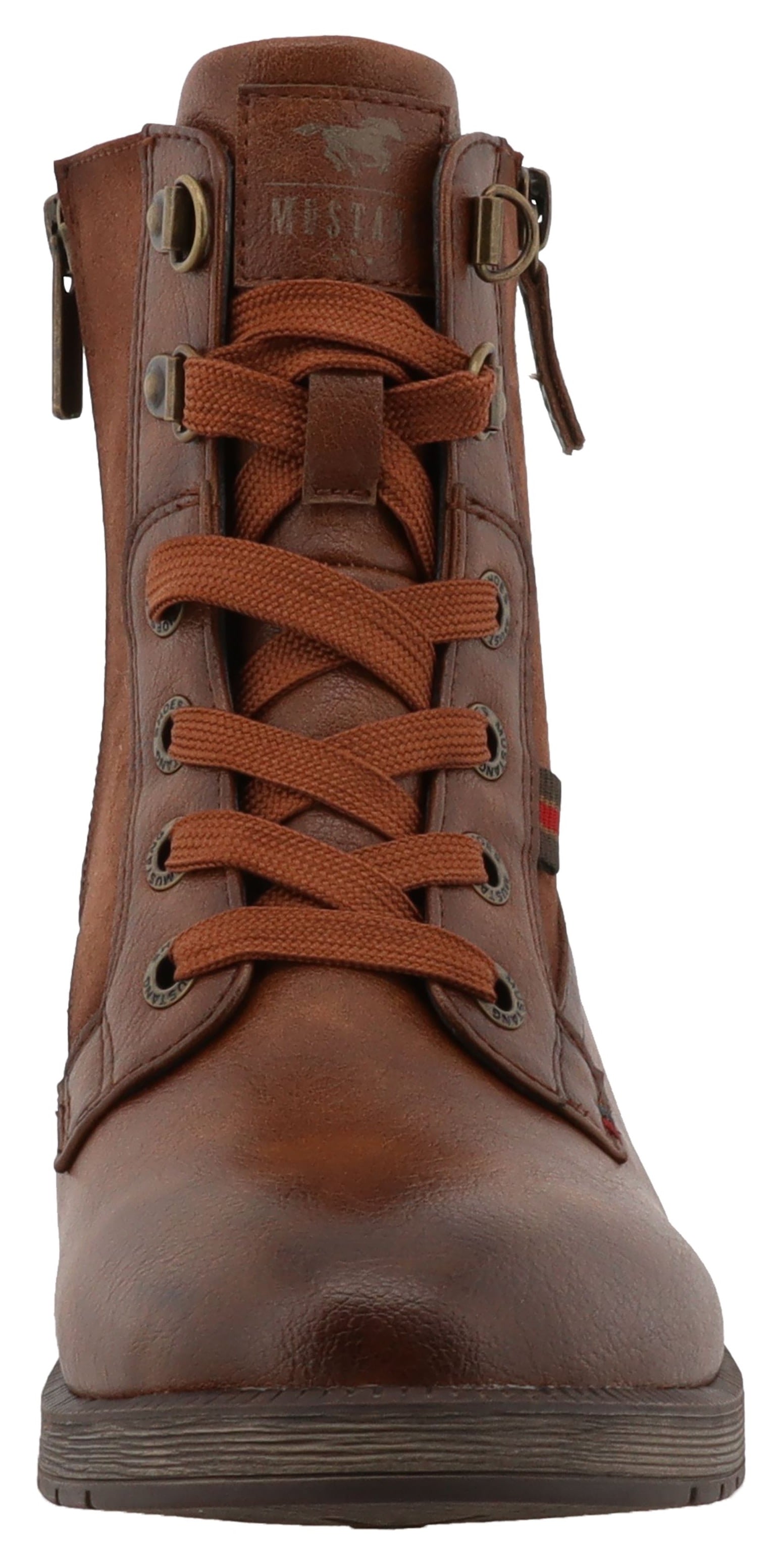 Mustang Shoes Winterstiefelette »Gelja«, Winterstiefelette, Boots mit Innenreißveschluss