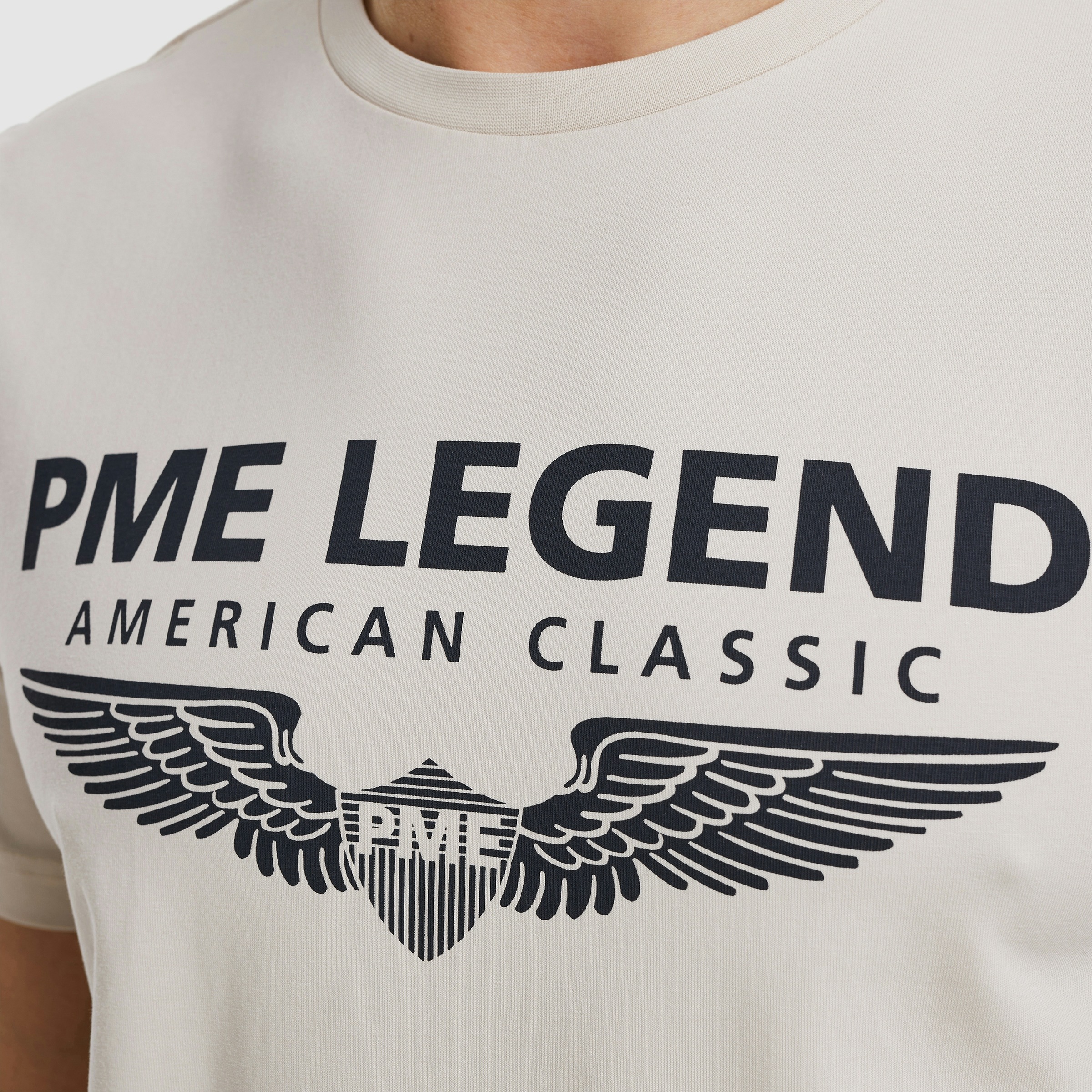 PME LEGEND Rundhalsshirt, mit Logoprint